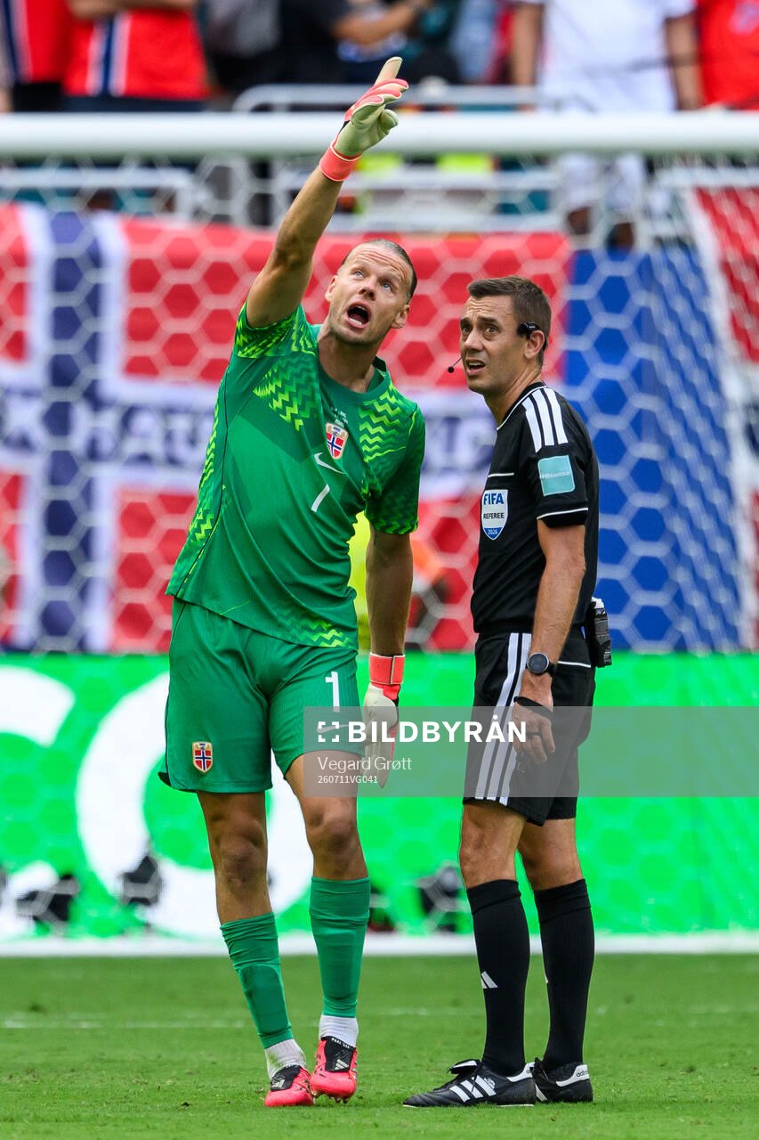 goalkeeper Ørjan Nyland of Norway