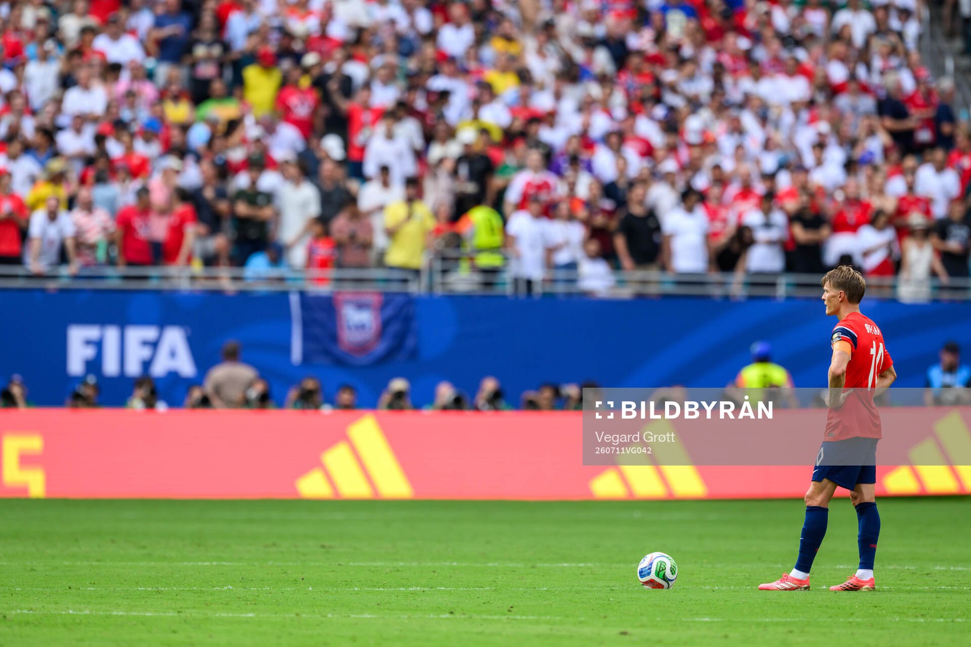 Martin Ødegaard of Norway looks dejected