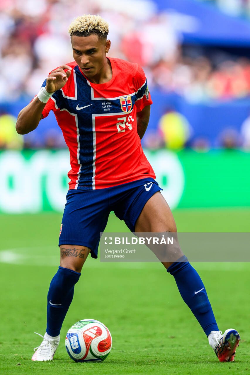 Antonio Nusa of Norway