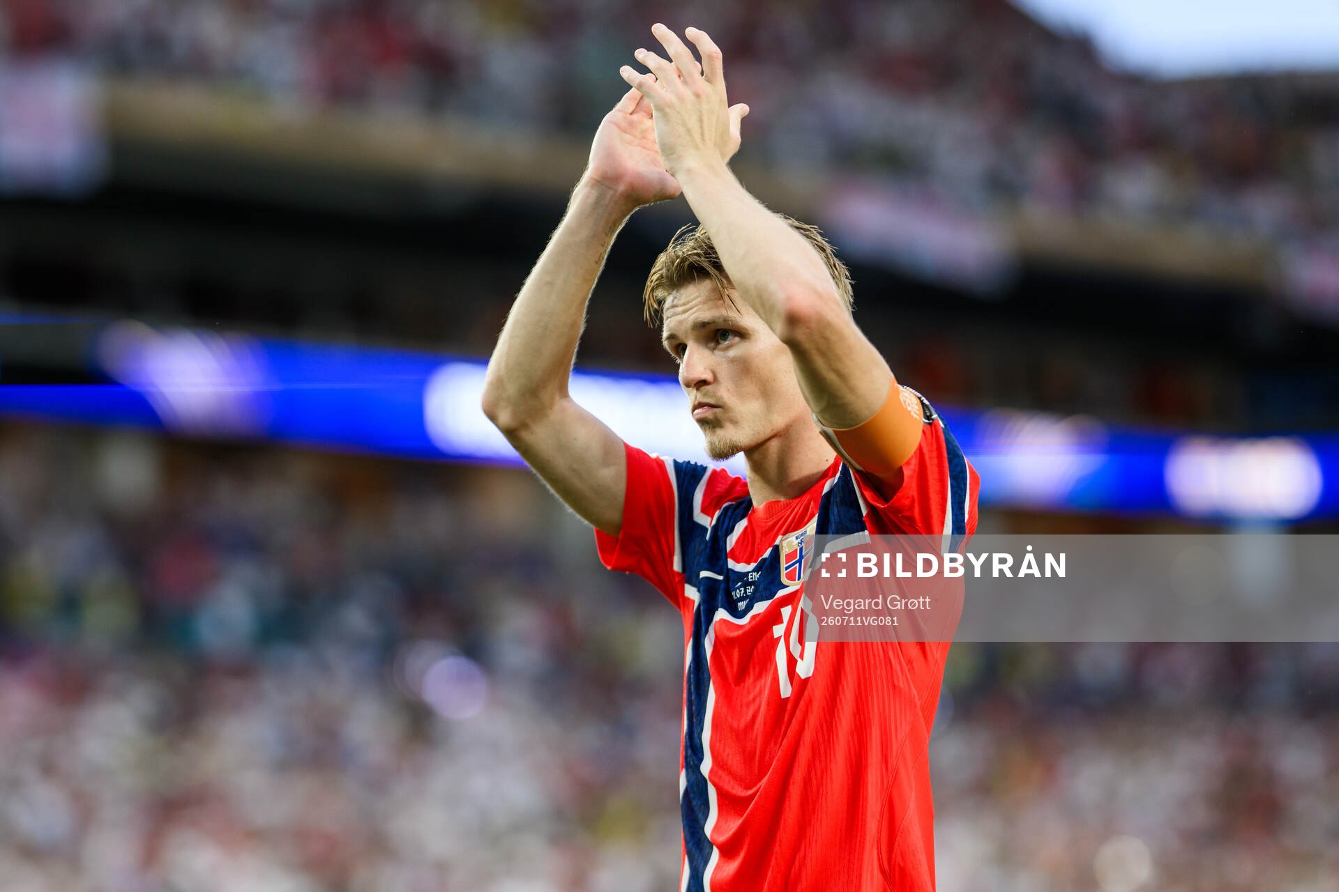 Martin Ødegaard of Norway looks dejected