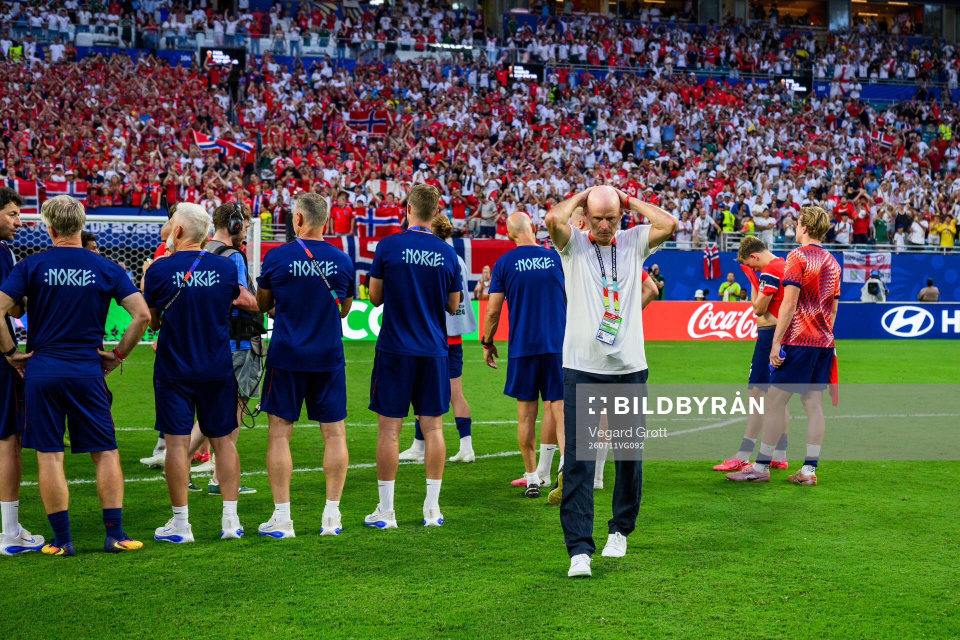 Head coach Ståle Solbakken of Norway