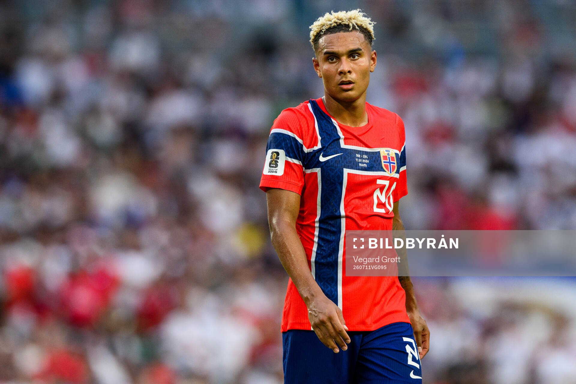 Antonio Nusa of Norway