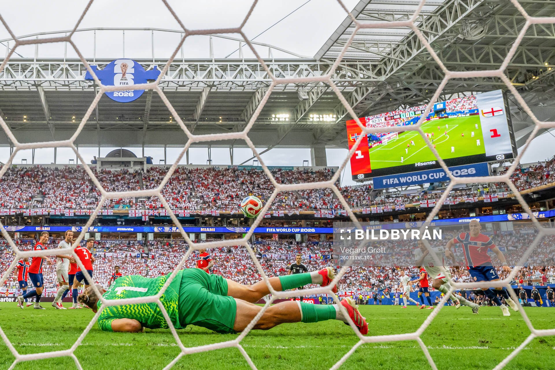 Goalkeeper Ørjan Nyland of Norway