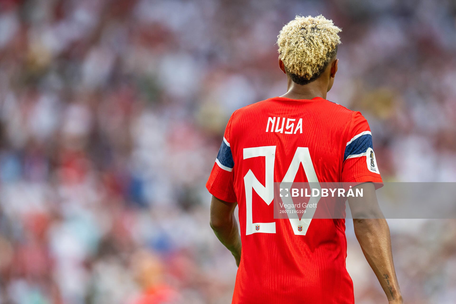 Antonio Nusa of Norway