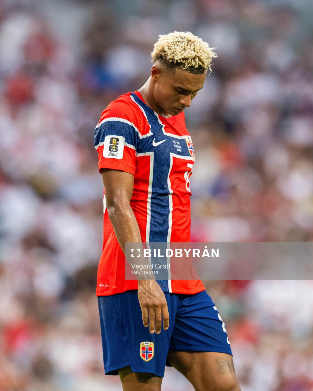 Antonio Nusa of Norway