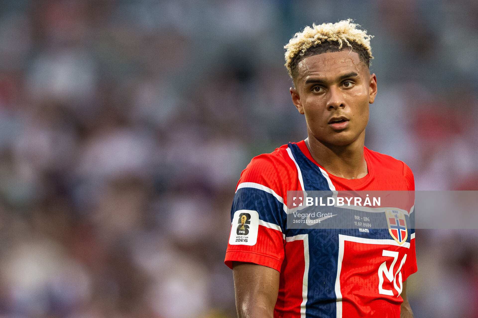 Antonio Nusa of Norway