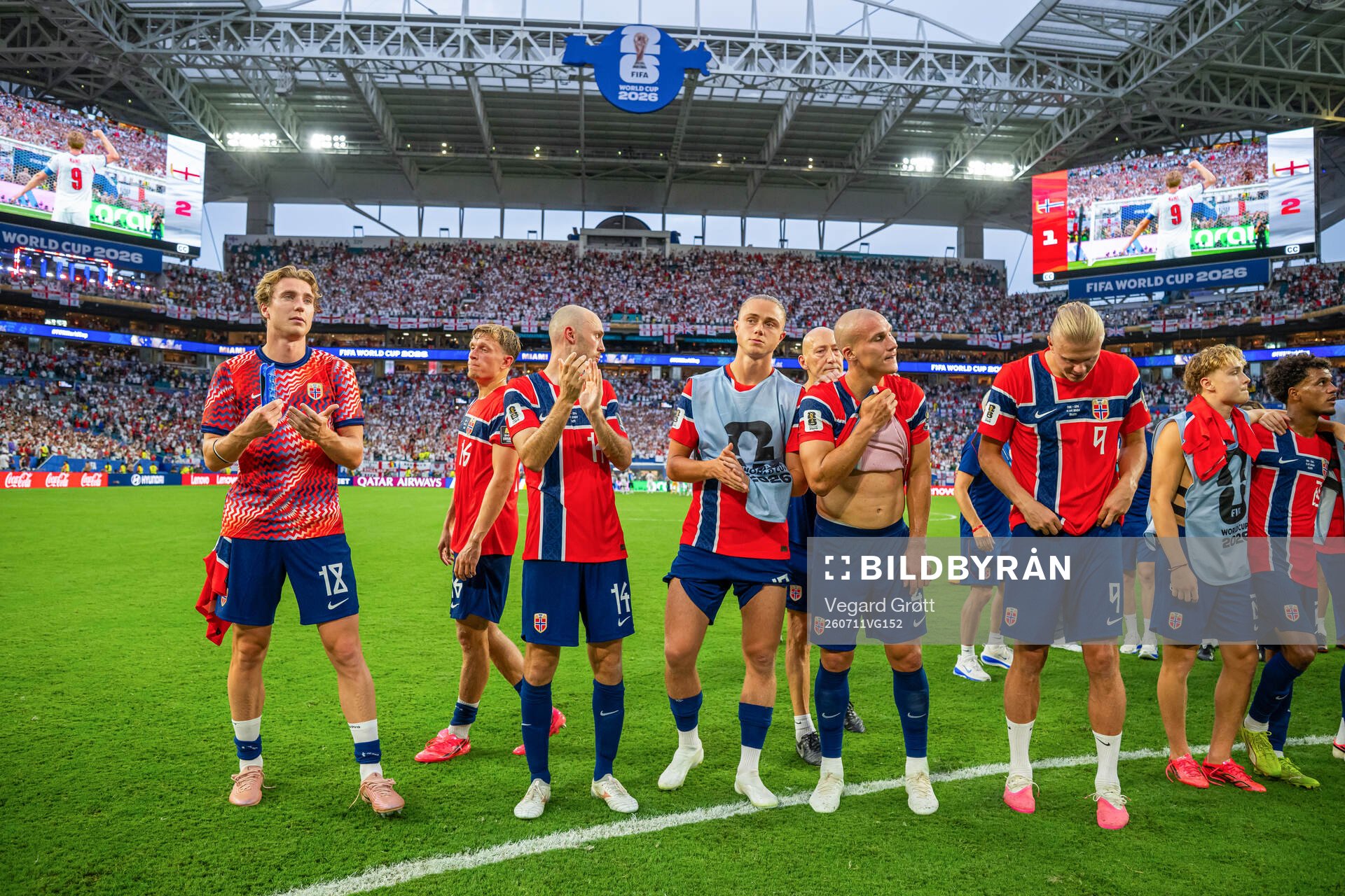 Kristian Thorstvedt, Thelo Aasgaard and players of Norway