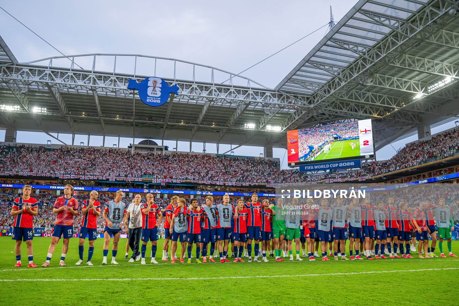 Players of Norway look dejected