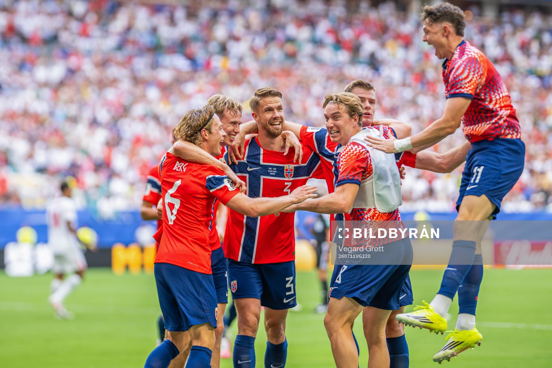 Torbjørn Lysaker Heggem of Norway celebrates with Patrick