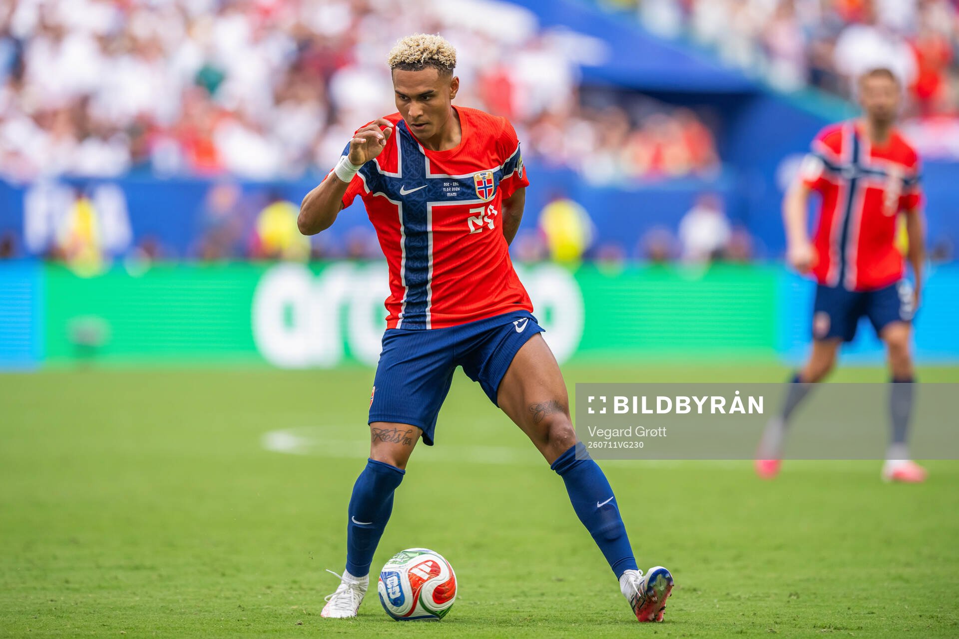 Antonio Nusa of Norway