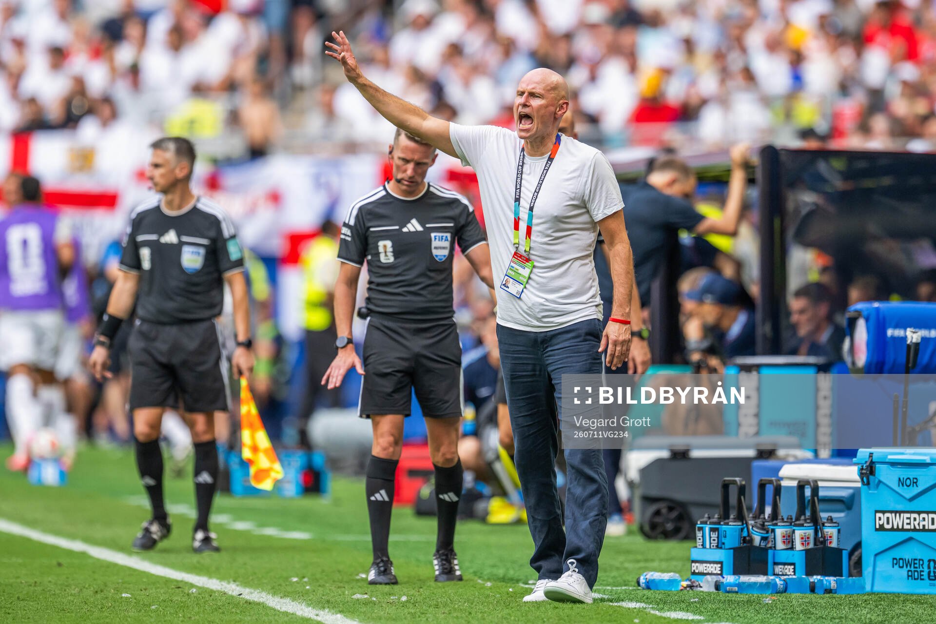 Head coach Ståle Solbakken of Norway
