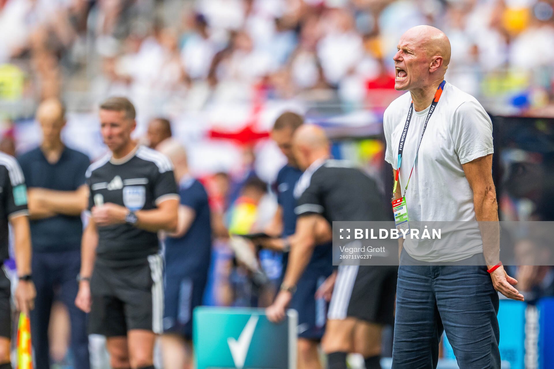 Head coach Ståle Solbakken of Norway