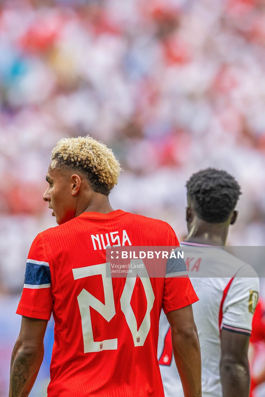 Antonio Nusa of Norway