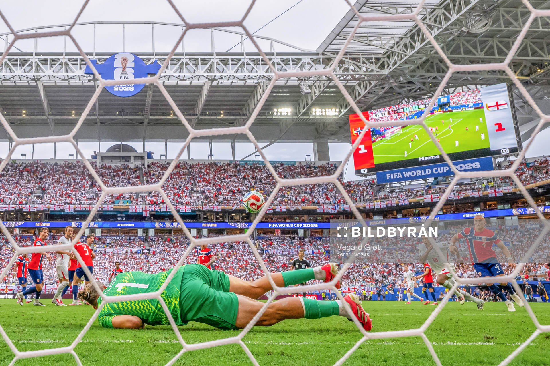 Goalkeeper Ørjan Nyland of Norway