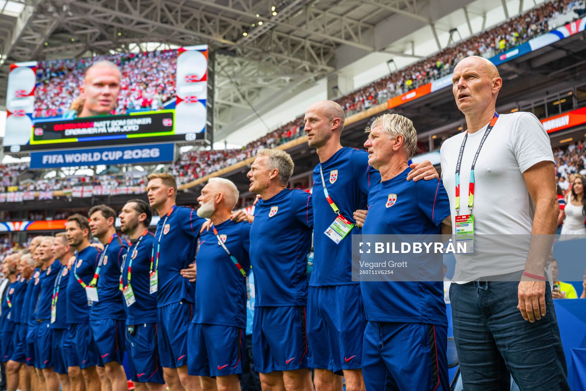Ståle Solbakken, head coach of Norway, and his coaching
