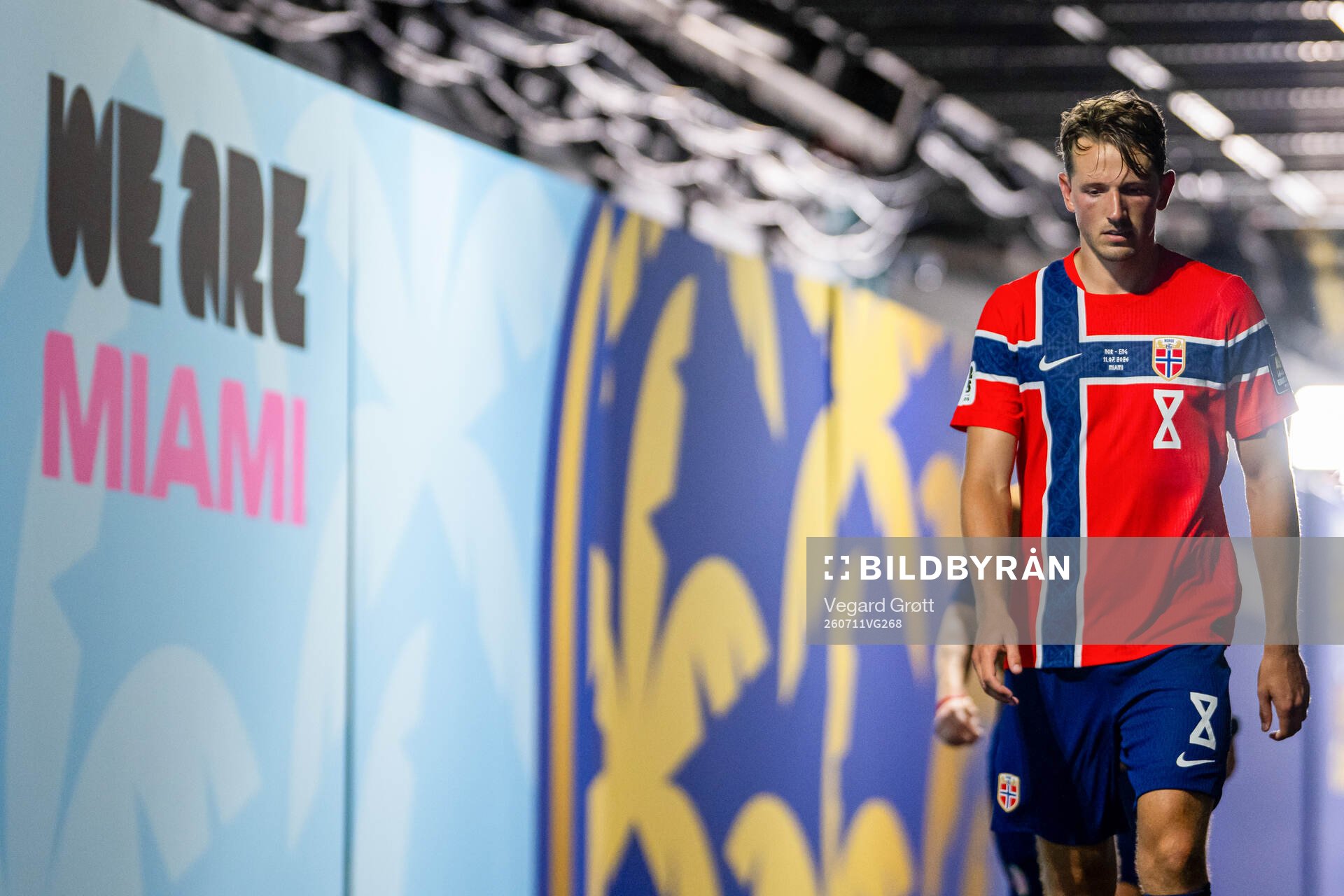 Sander Berge of Norway at half-time