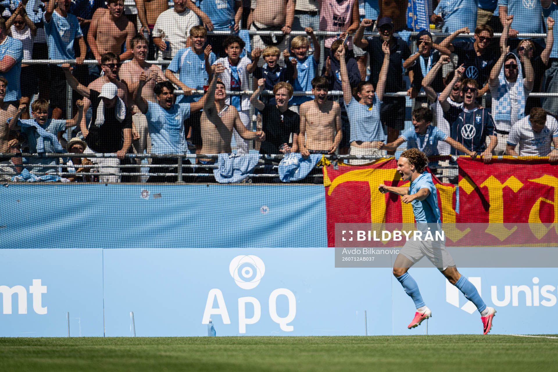 Malmö FFs Anton Höög jublar
