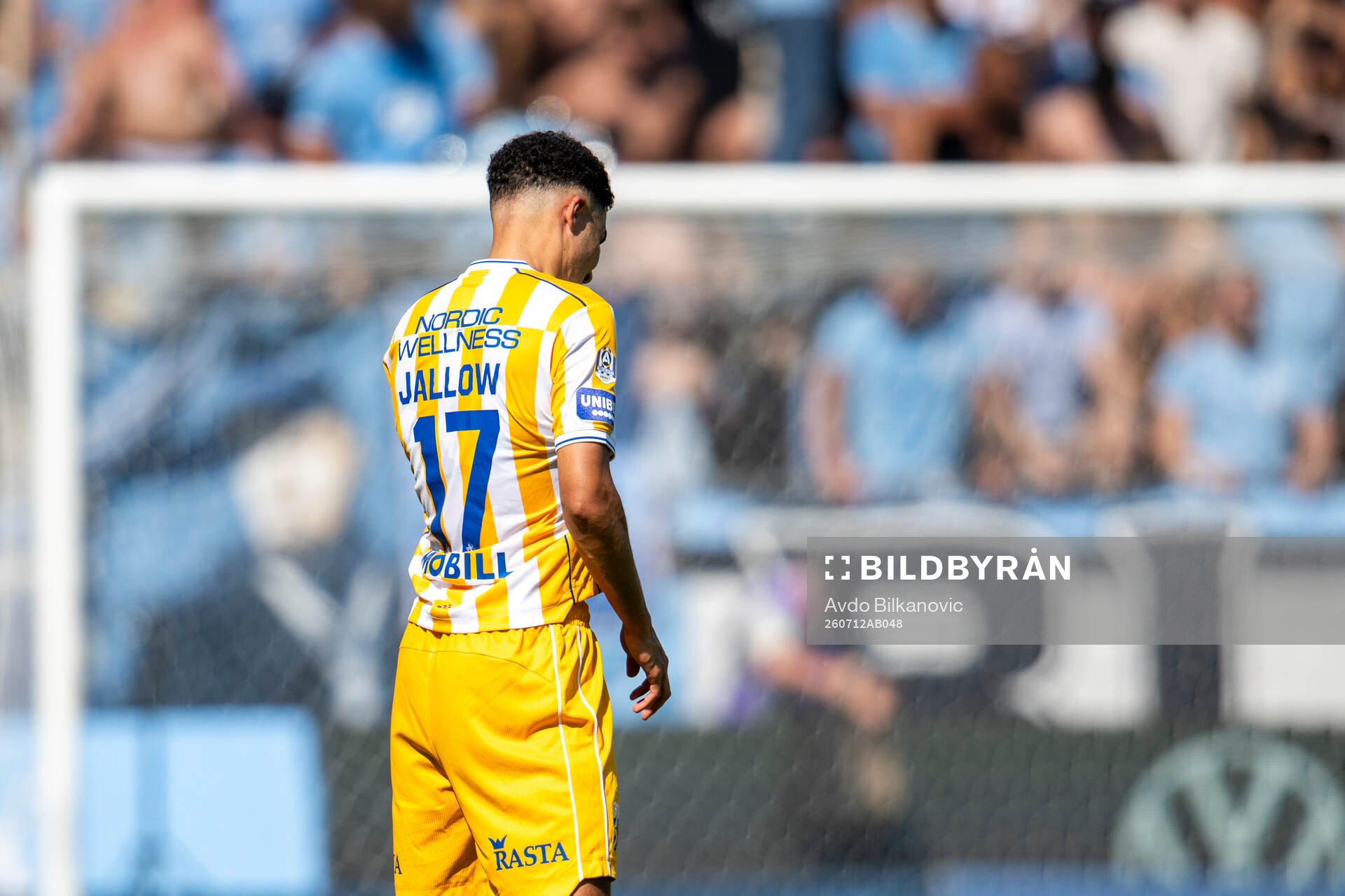IFK Göteborgs Alexander Jallow deppar