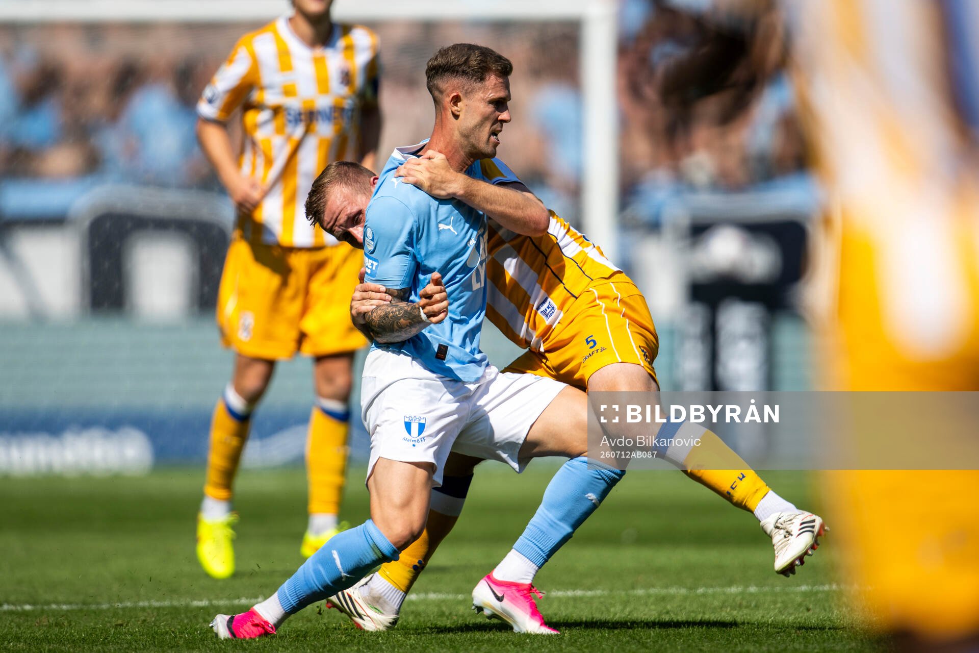 Malmö FFs Diego Garcia och IFK Göteborgs Jonas Bager
