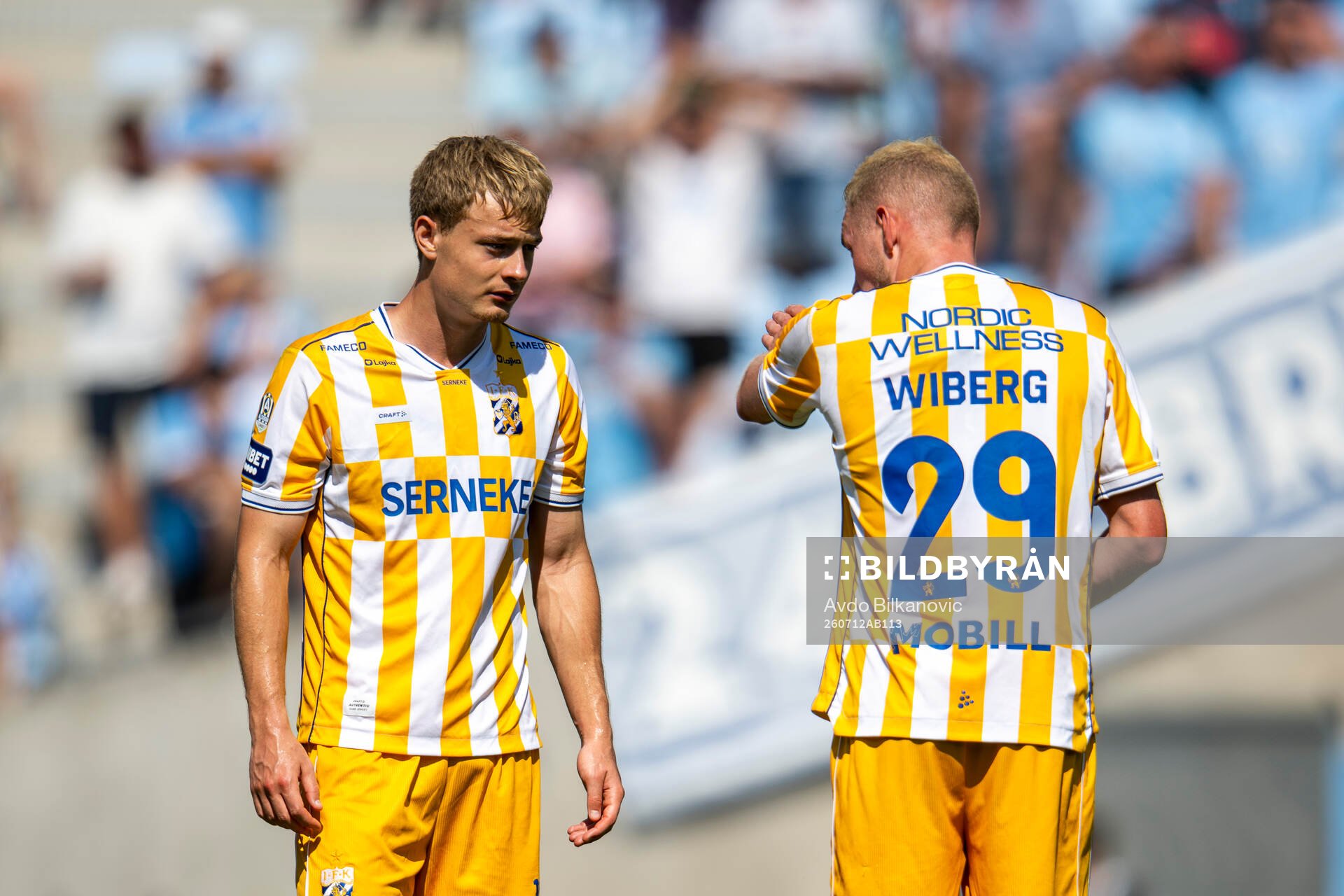 IFK Göteborgs David Kruse och Adam Bergmark Wiberg
