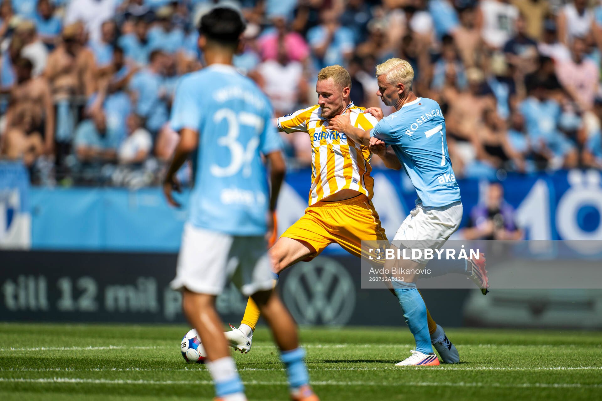 Malmö FFs Otto Rosengren och IFK Göteborgs Adam Bergmark