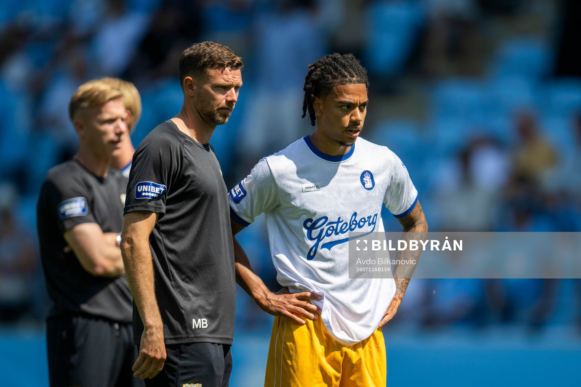 IFK Göteborgs Marcus Berg och Sebastian Clemmensen
