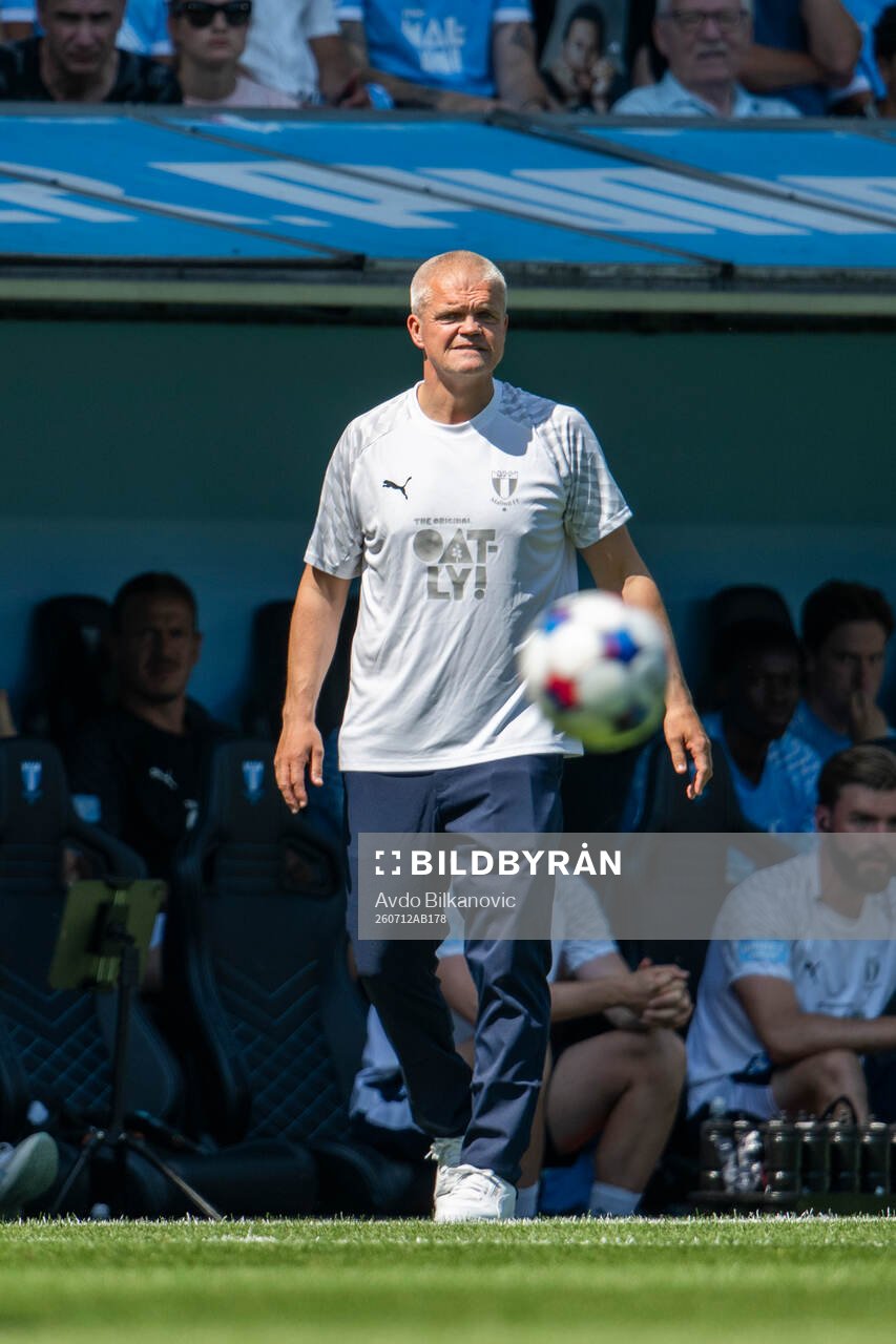 Malmö FFs huvudtränare Gaute Helstrup