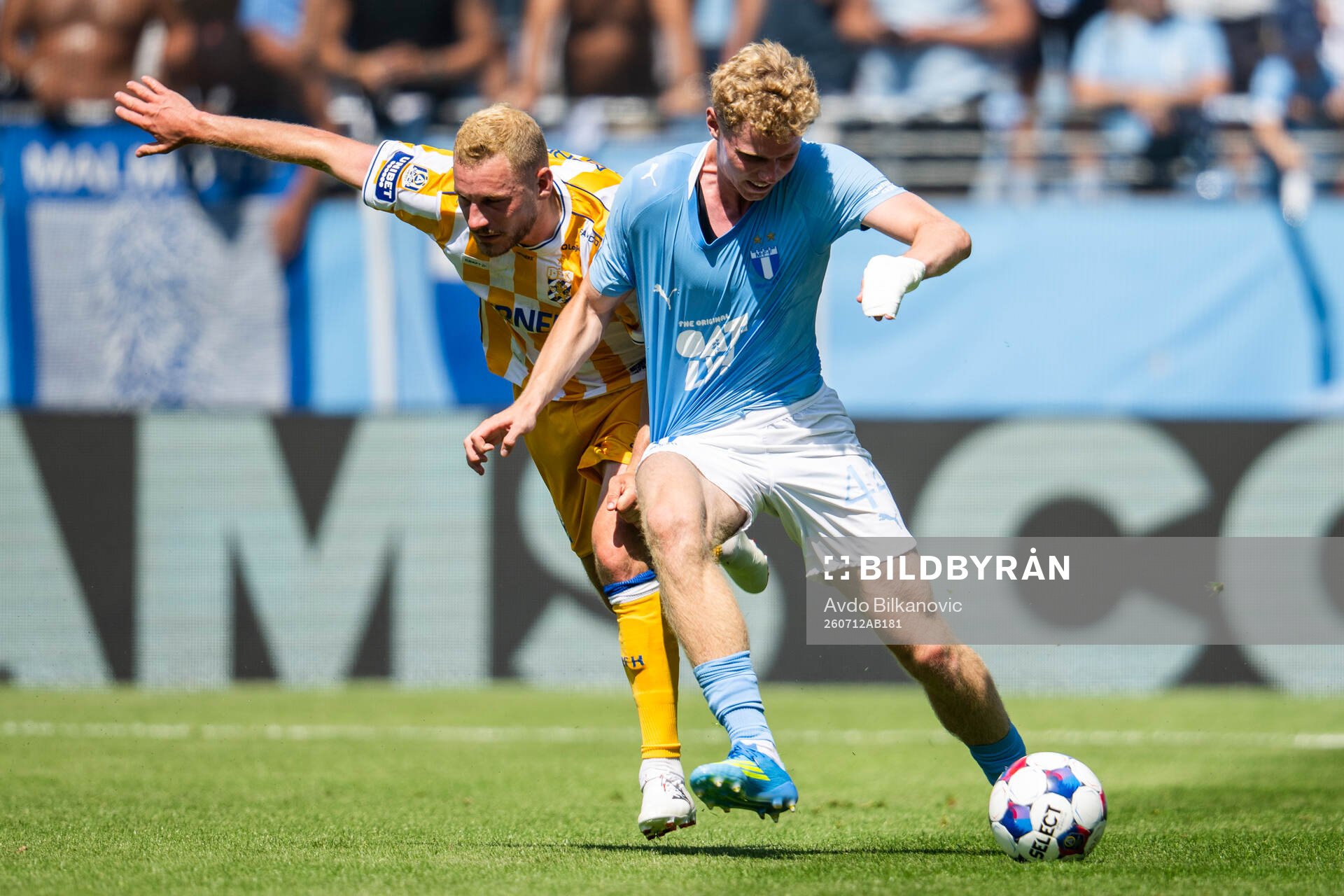 Malmö FFs Malte Frejd Pålsson och IFK Göteborgs Adam