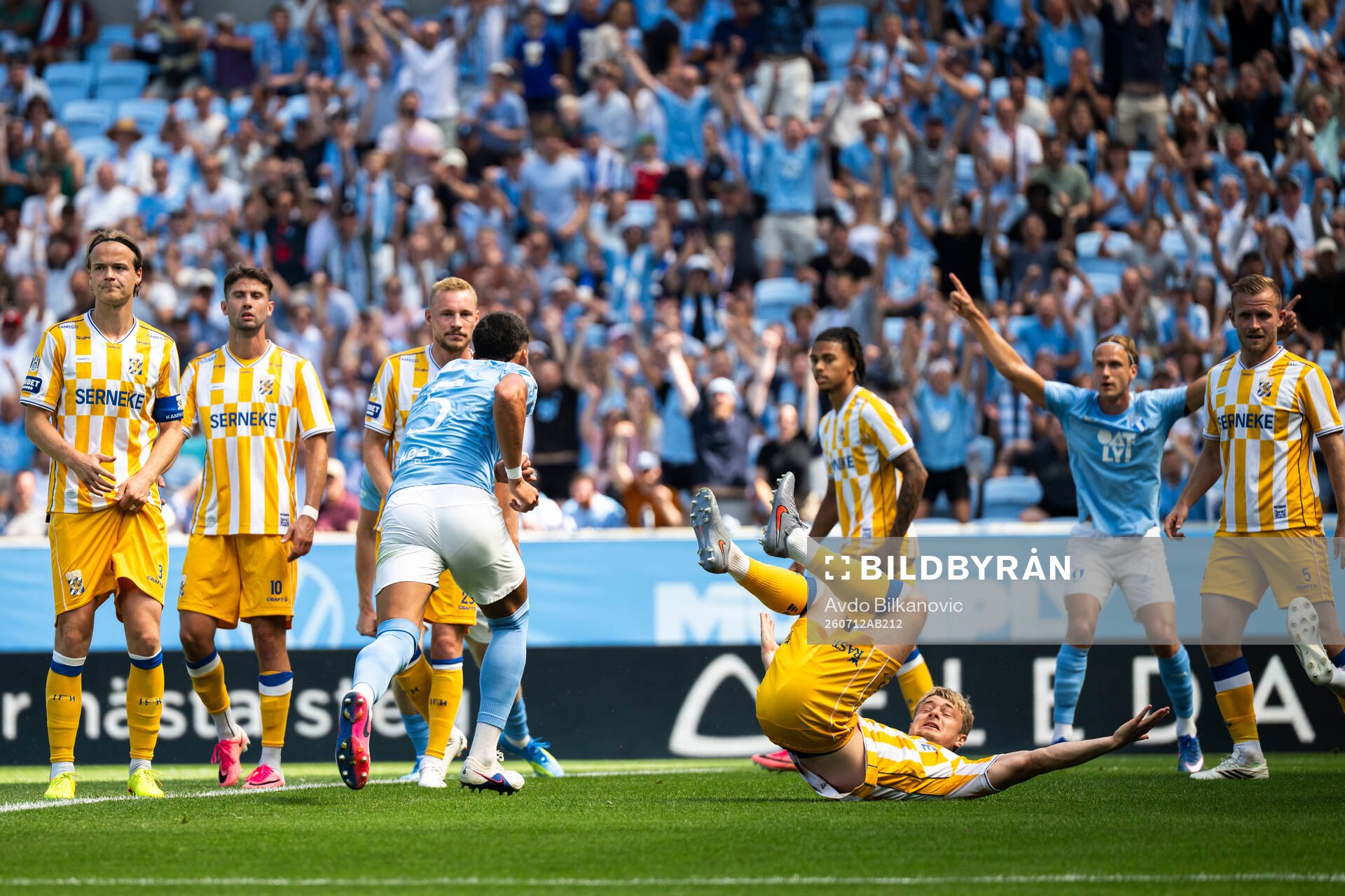 Malmö FFs Andrej Djuric jublar