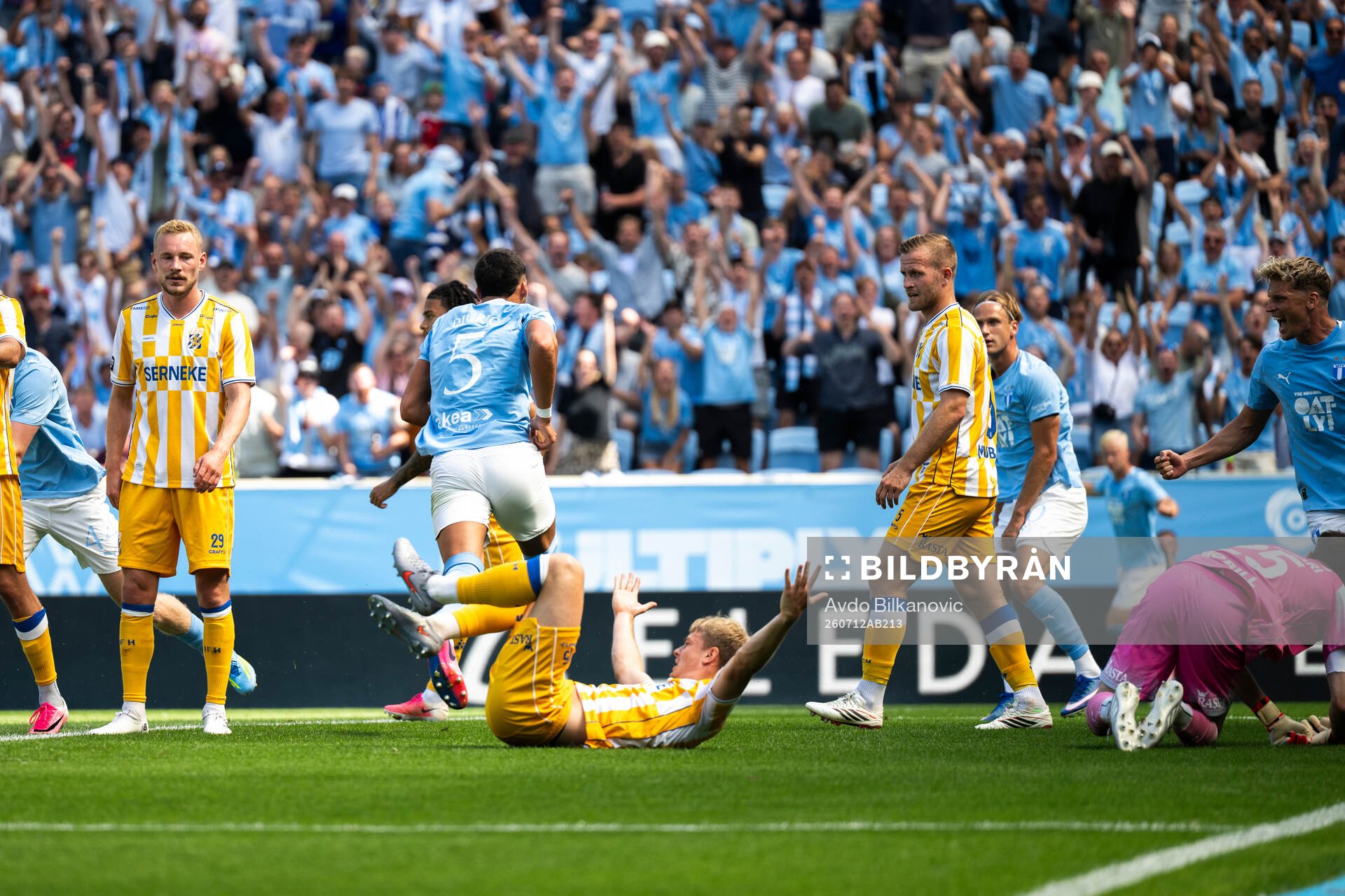Malmö FFs Andrej Djuric jublar