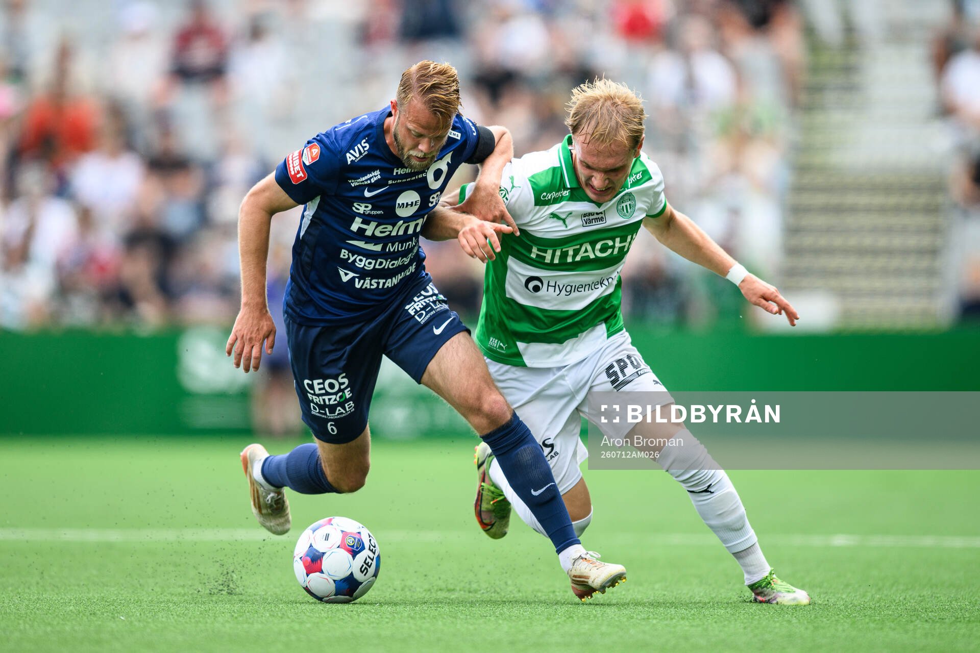 Degerfors Daniel Sundgren och Västerås Marcus Baggesen