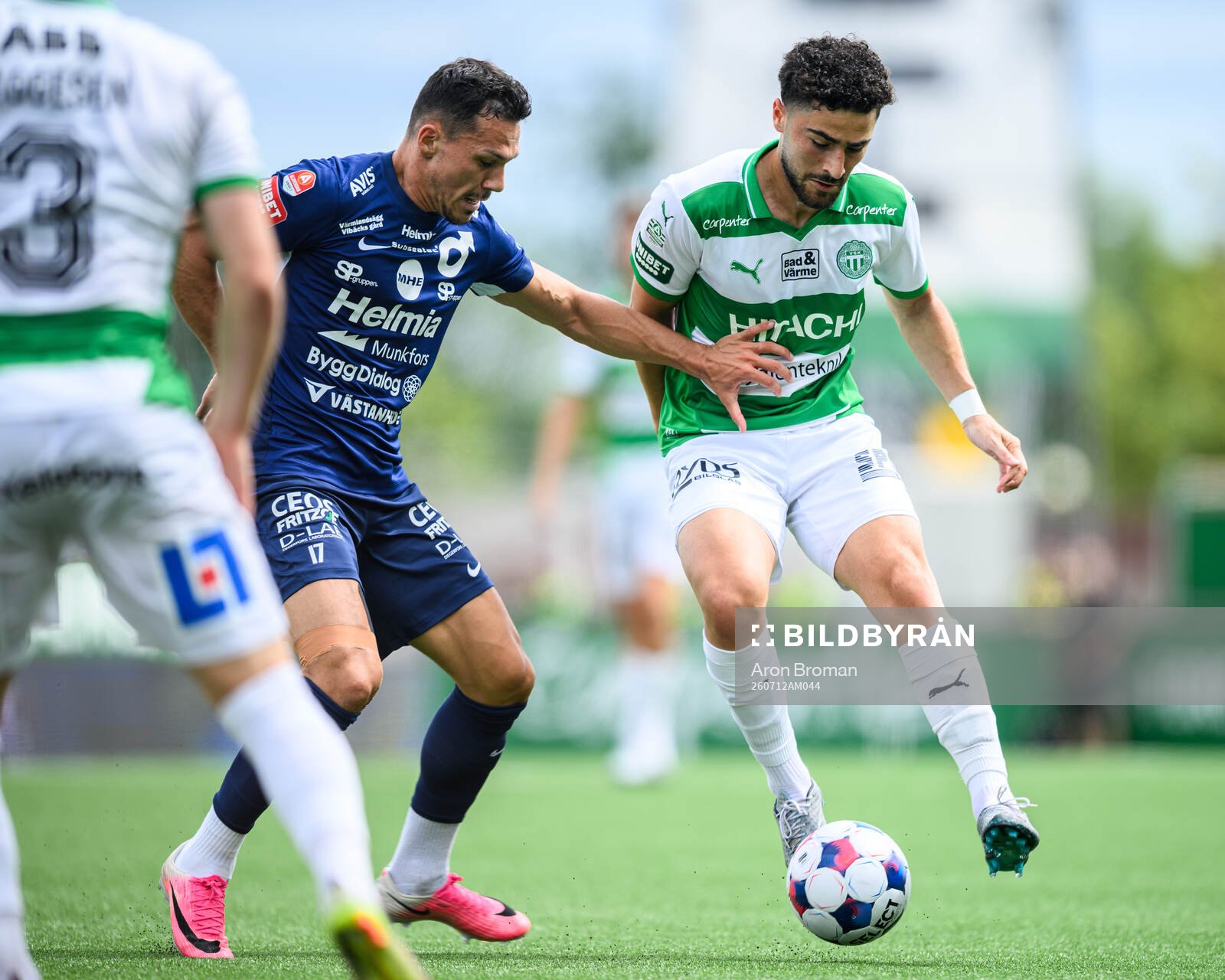 Degerfors Arman Taranis och Västerås Ismet Lushaku