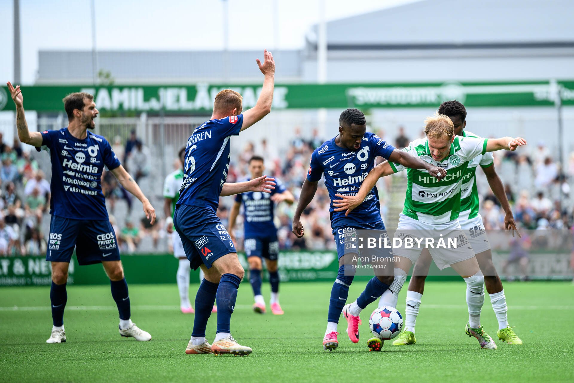 Degerfors Nahom Netabay och Västerås Marcus Baggesen