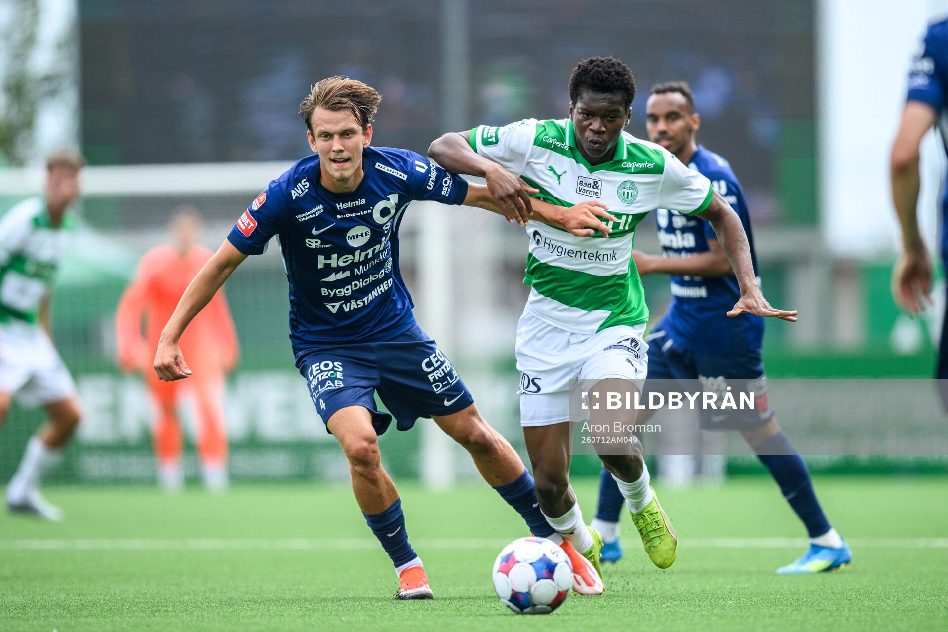 Degerfors Kazper Karlsson och Västerås Sountonoma Axel
