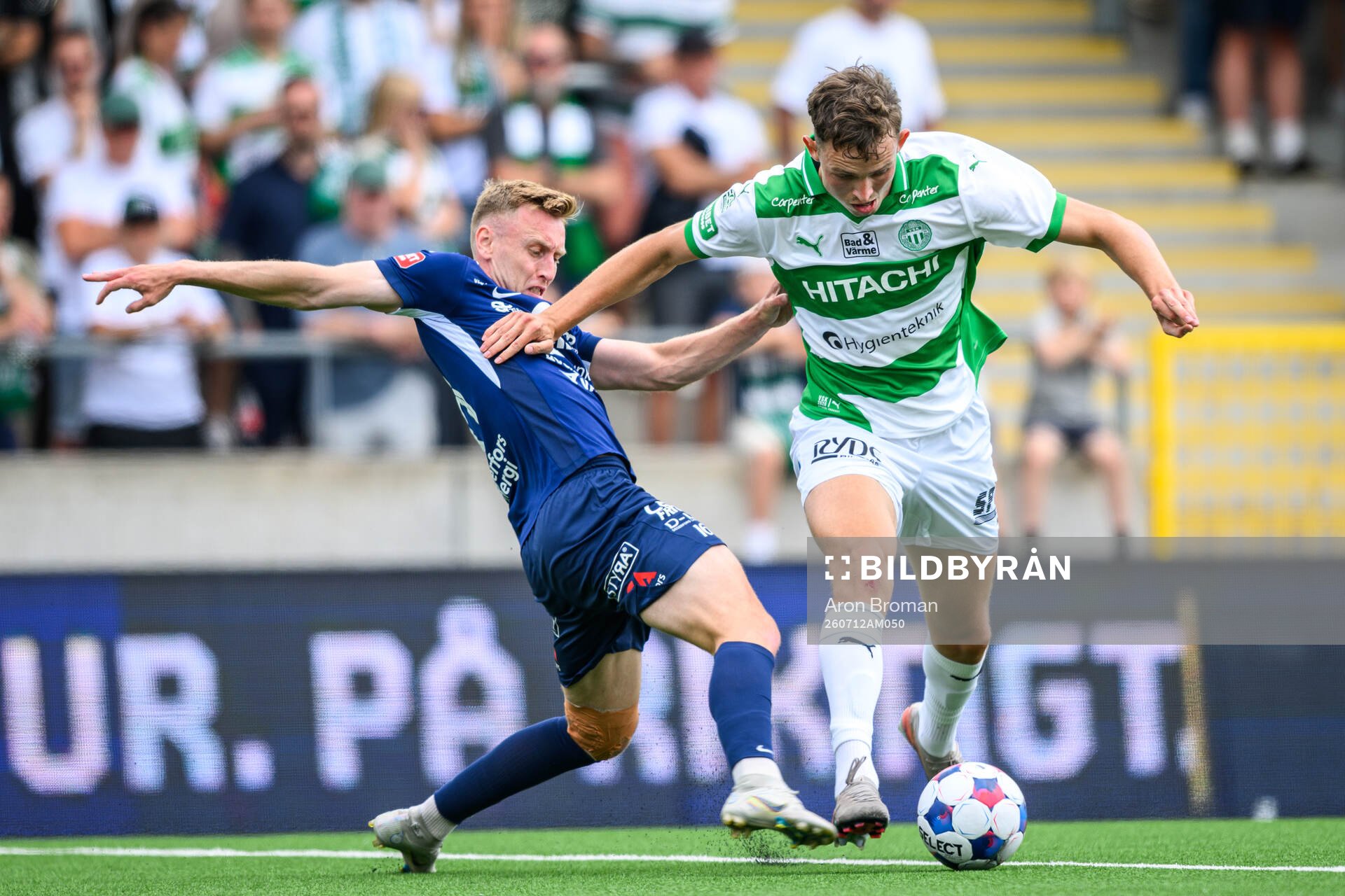 Degerfors Sebastian Ohlsson och Västerås Mikkel Ladefoged