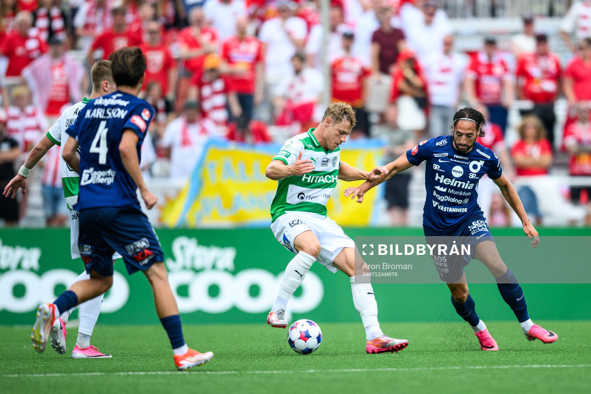 Västerås Herman Magnusson och Degerfors Dijan Vukojevic