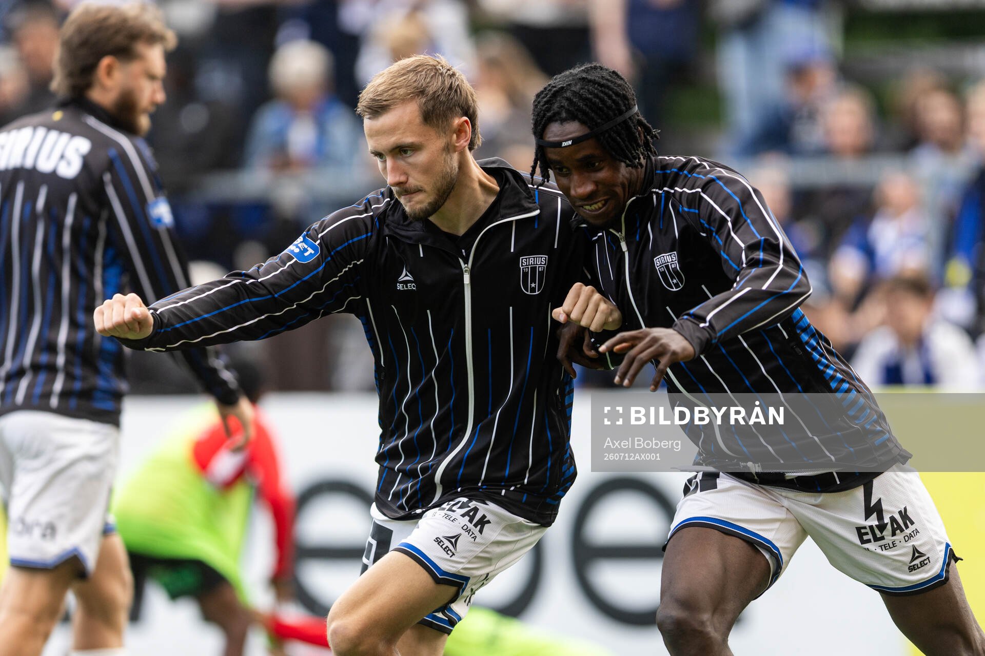 Sirius spelare värmer upp