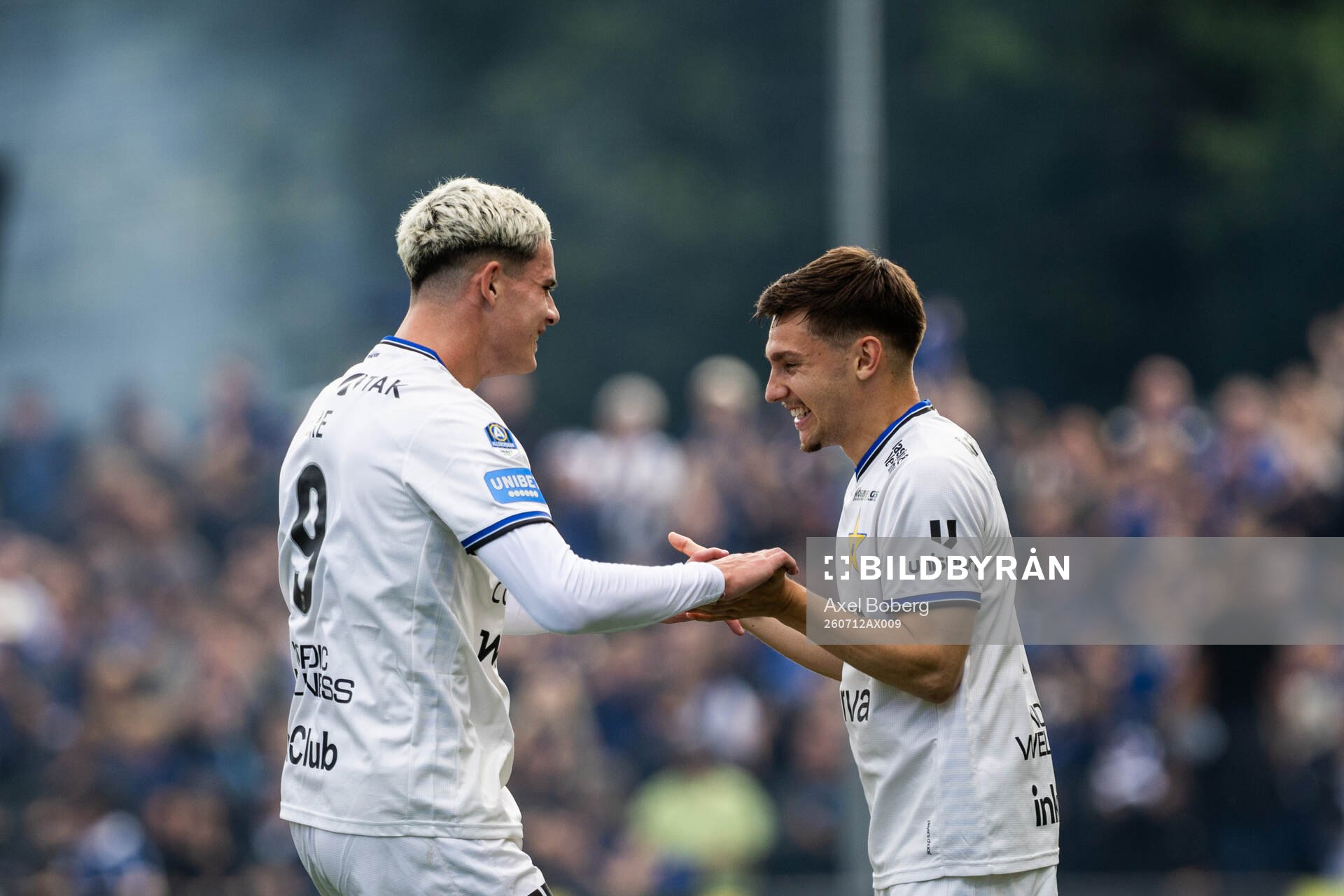 Sirius Robbie Ure och Isak Bjerkebo jublar