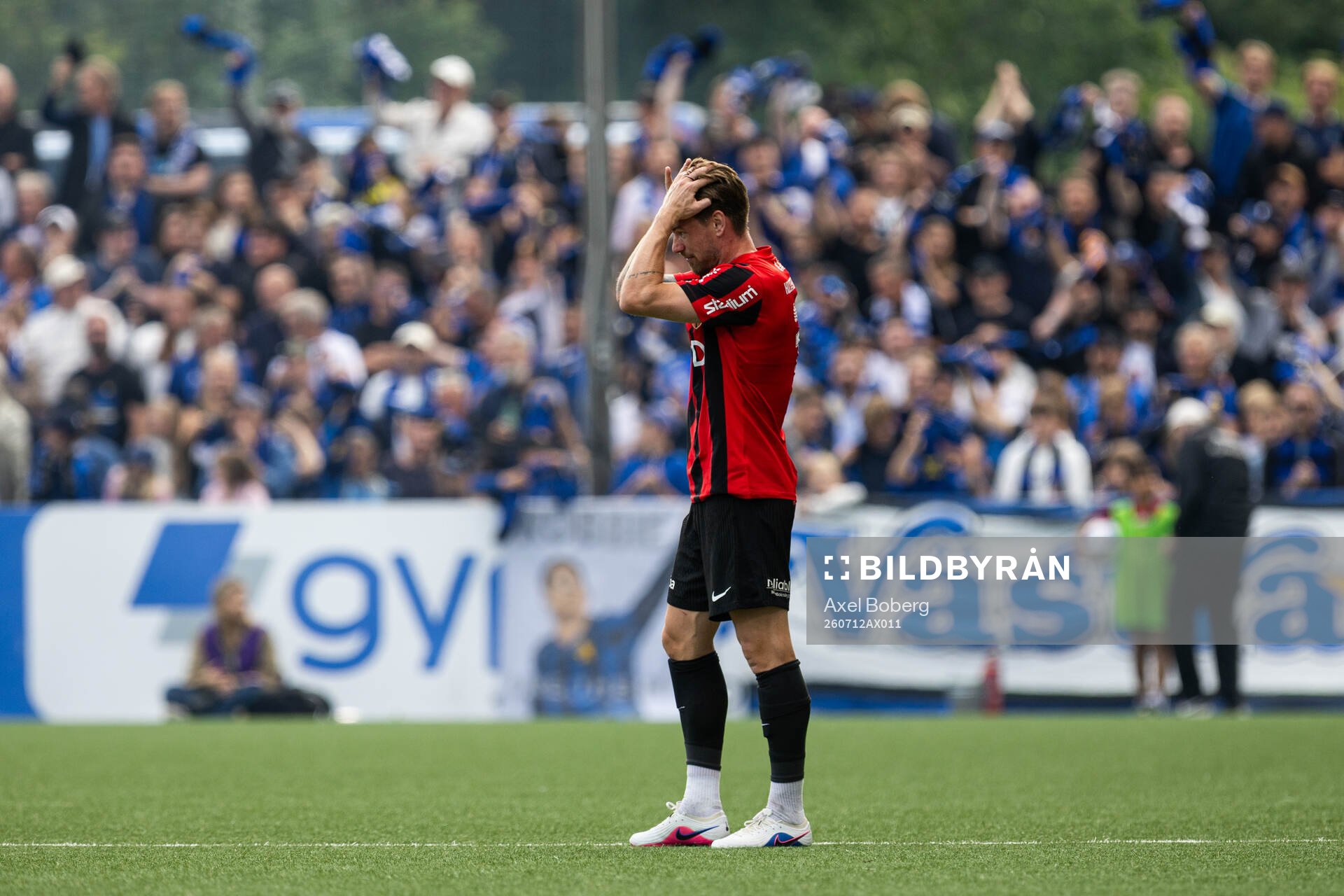 Brommapojkarnas Rasmus Örqvist deppar