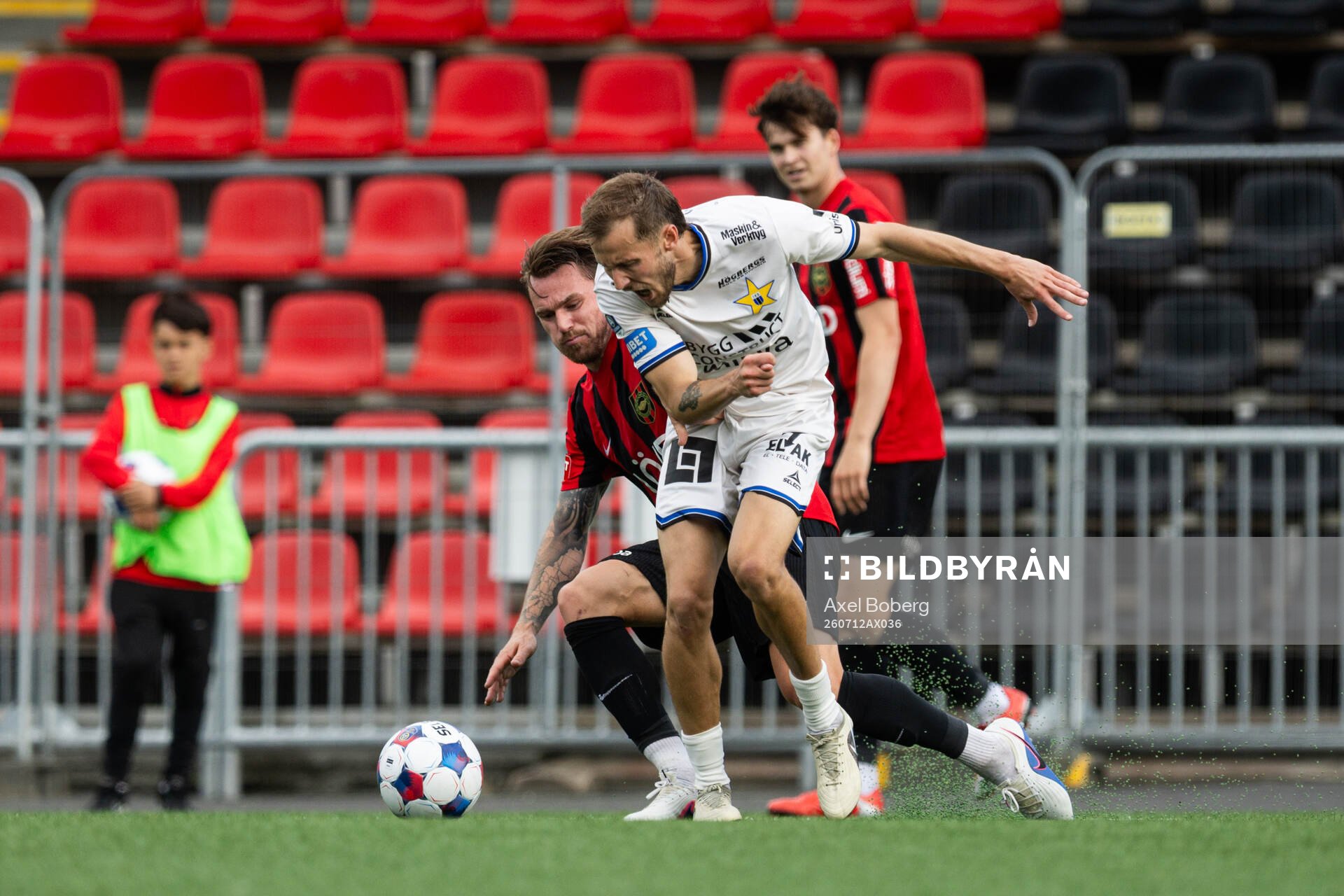 Sirius Melker Heier och Brommapojkarnas Rasmus Örqvist