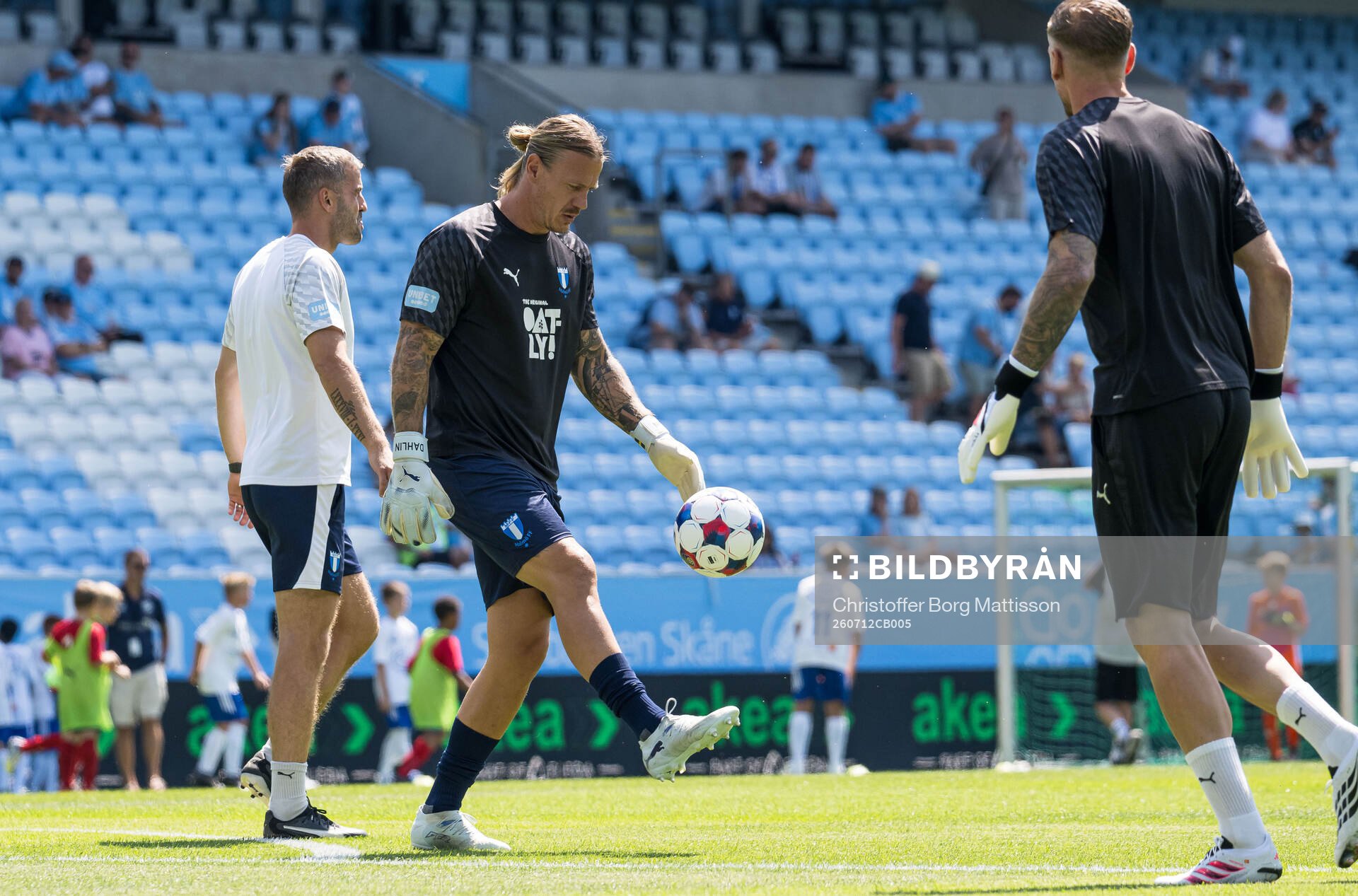 Malmö FFs målvakt Johan Dahlin