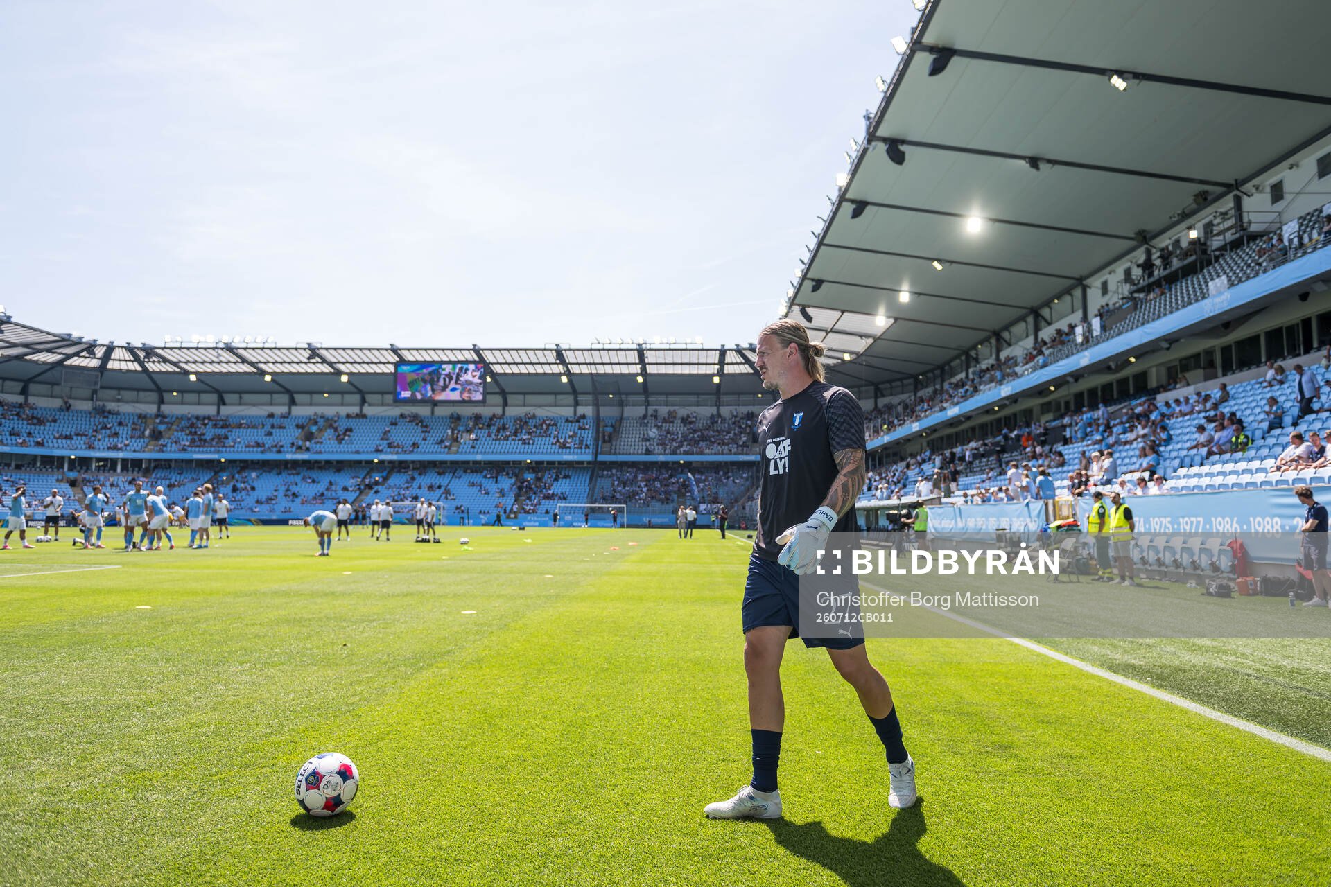 Malmö FFs målvakt Johan Dahlin