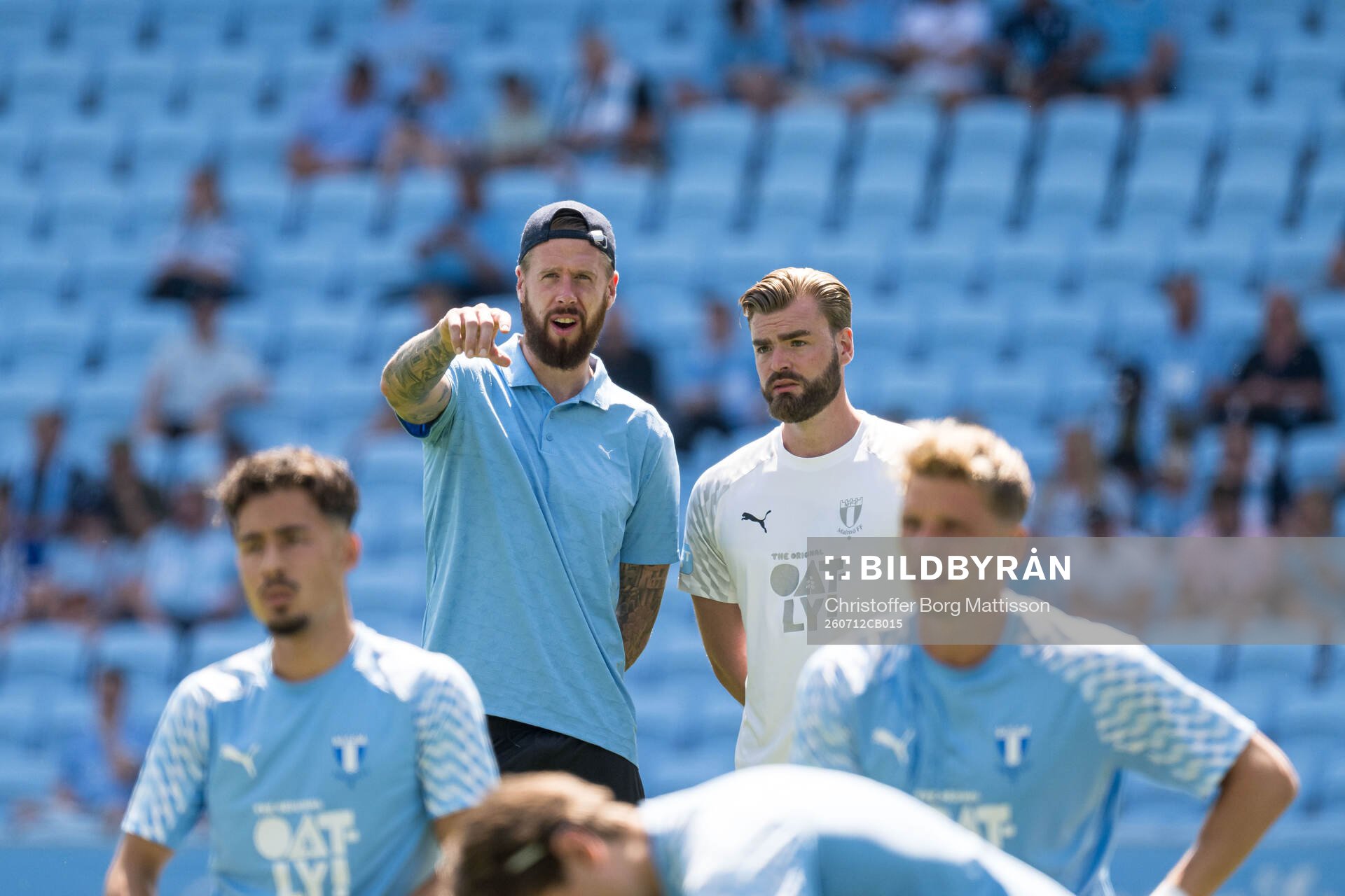 Malmö FFs Pontus Jansson och naprapat David Björkman