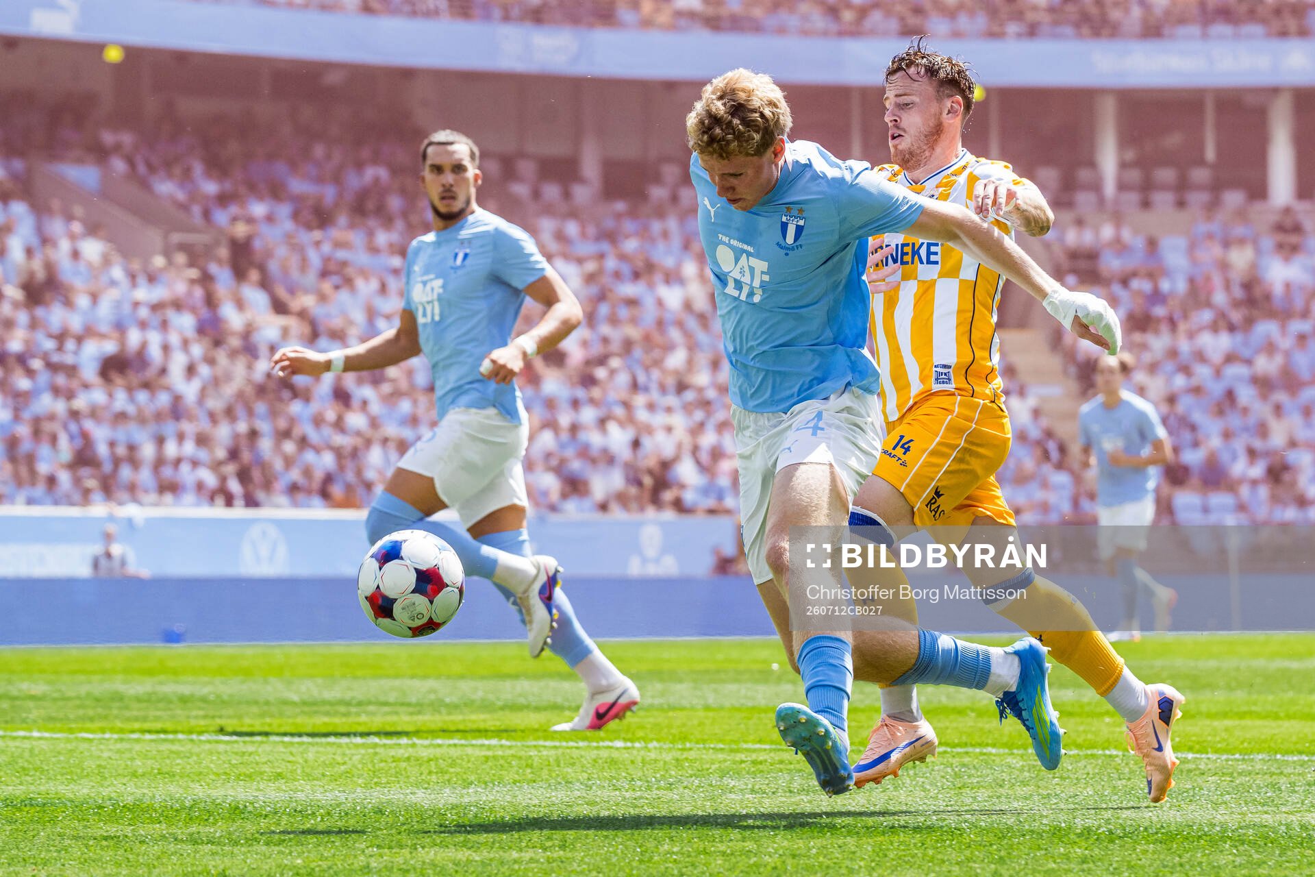 Malmö FFs Malte Frejd Pålsson och IFK Göteborgs Tobias