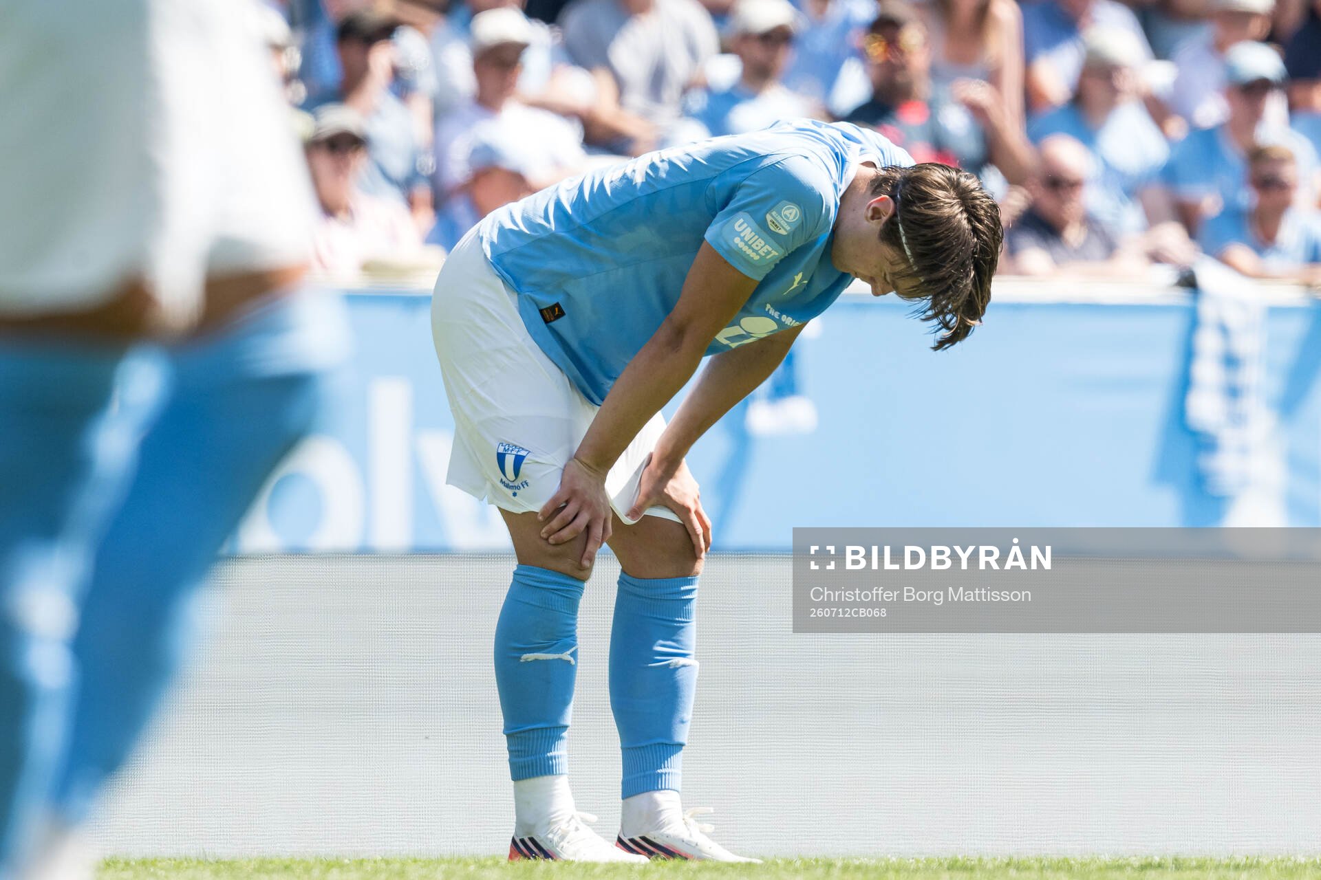 Malmö FFs Oscar Sjöstrand deppar