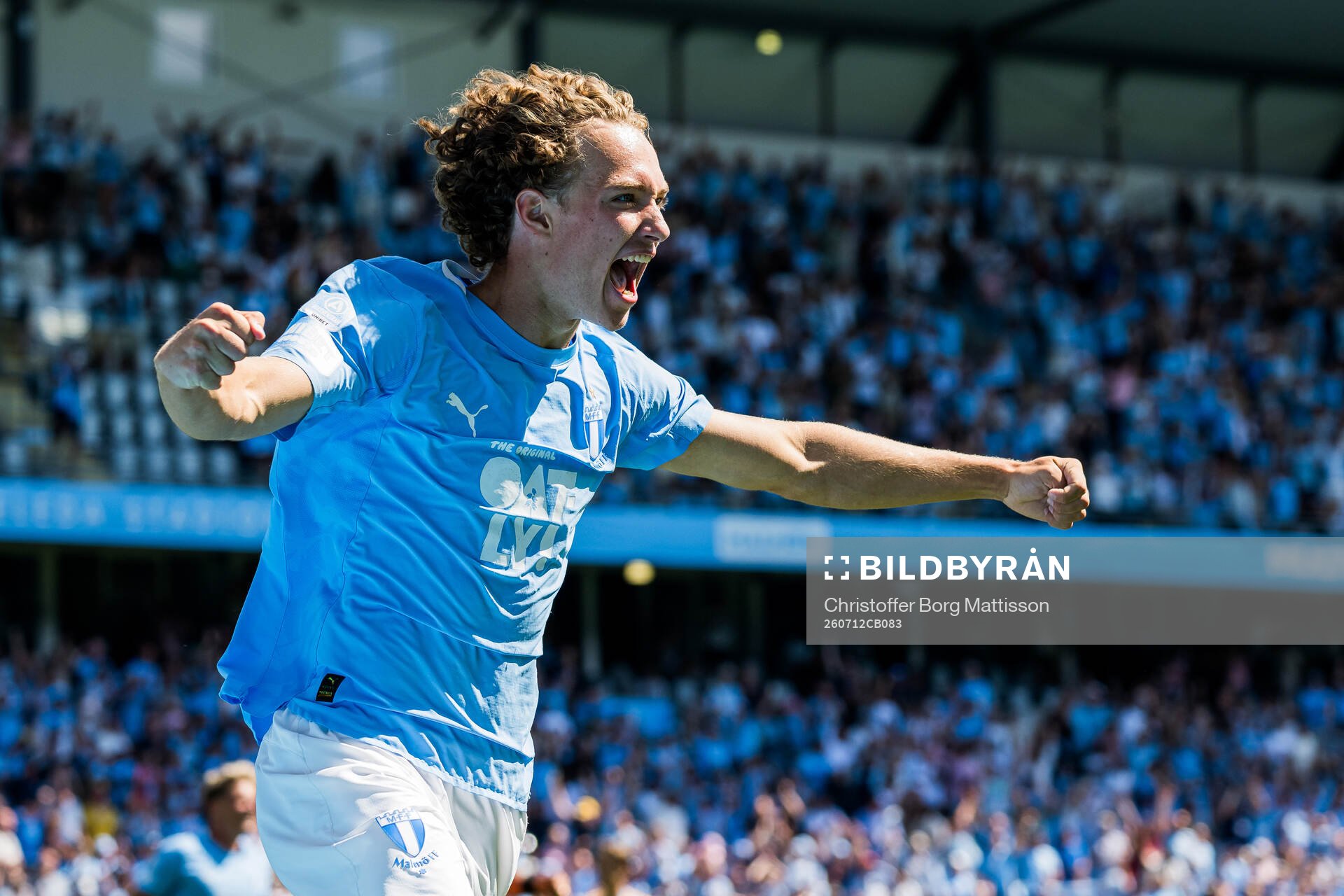 Malmö FFs Anton Höög jublar