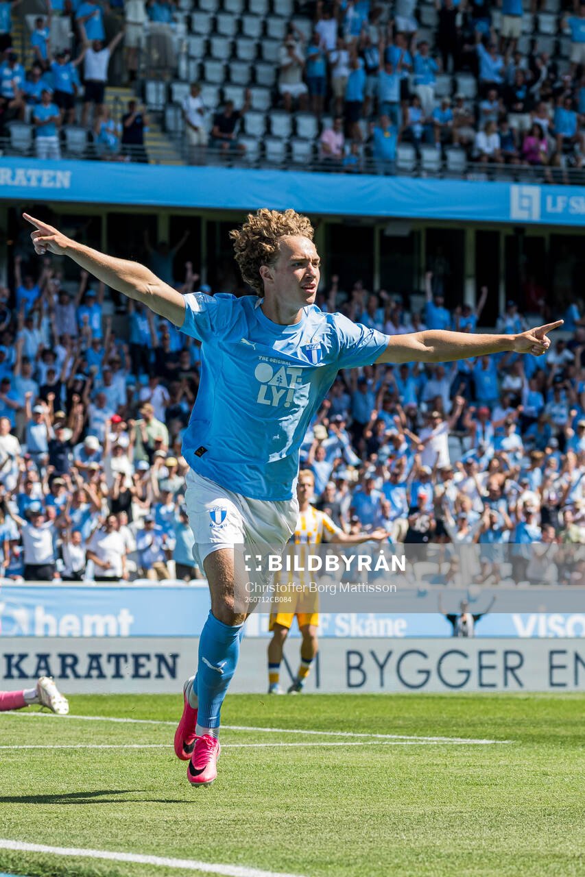 Malmö FFs Anton Höög jublar