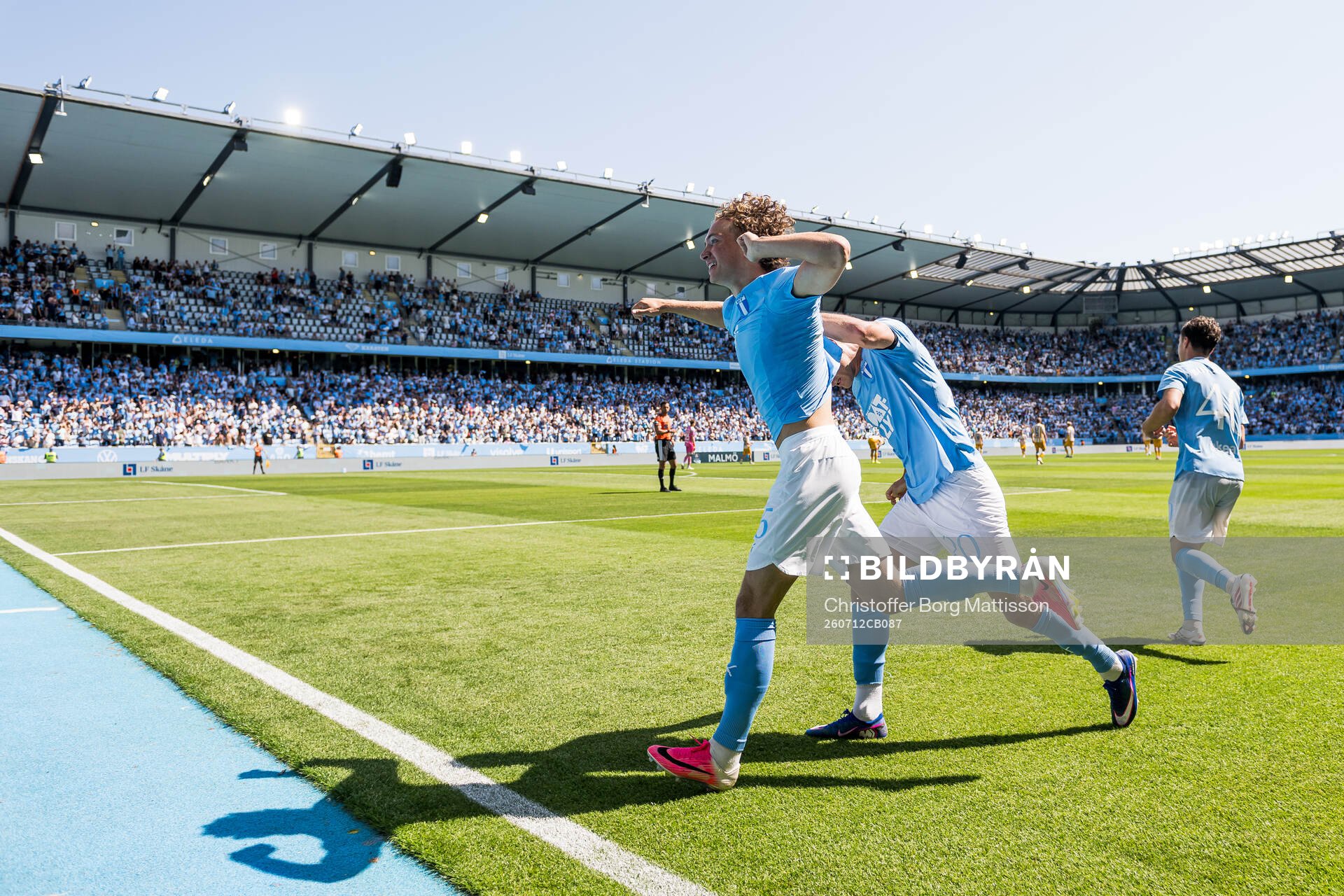 Malmö FFs Anton Höög jublar