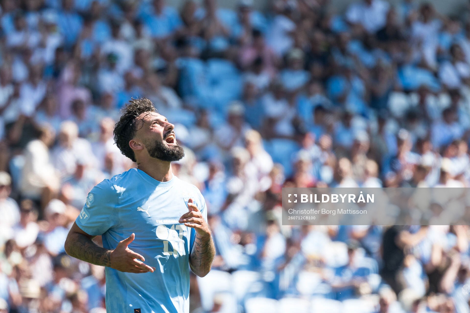 Malmö FFs Sead Haksabanovic reagerar
