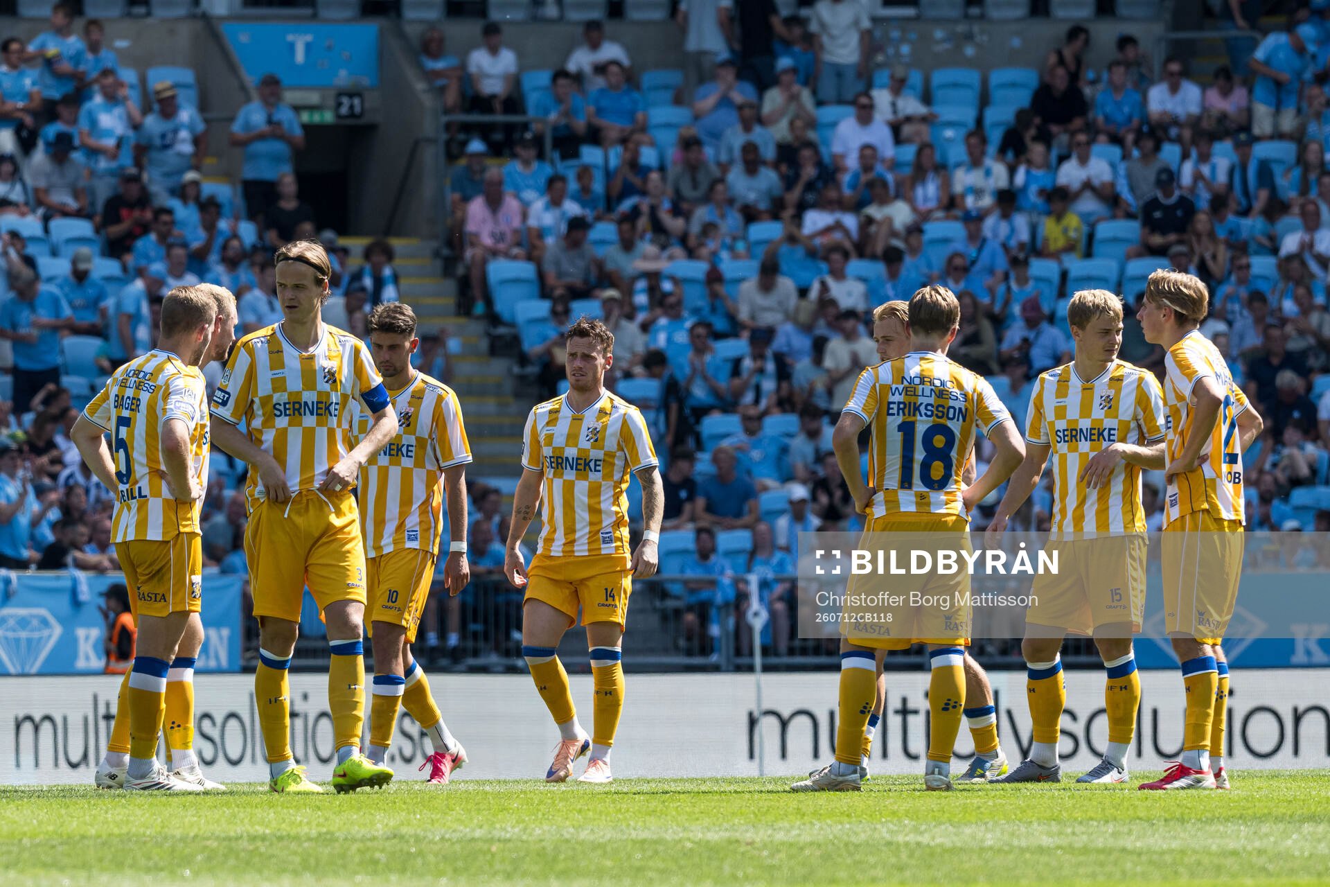 IFK Göteborgs spelare deppar